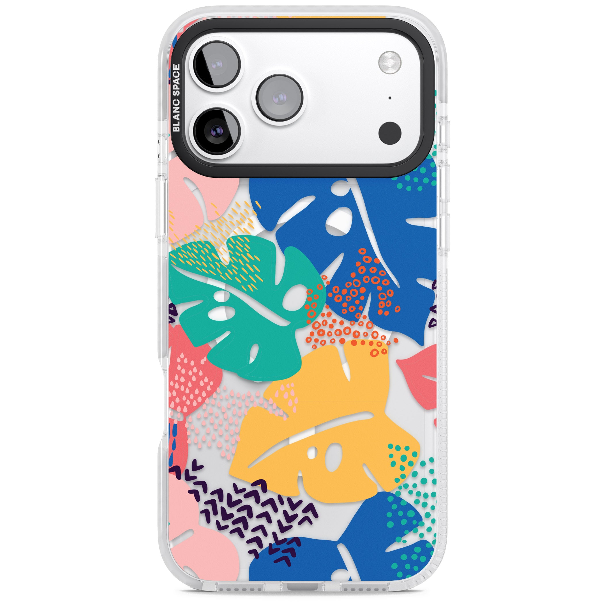 Vibrant Leaves iPhone 17 Pro Impact Pro Clear Phone Case