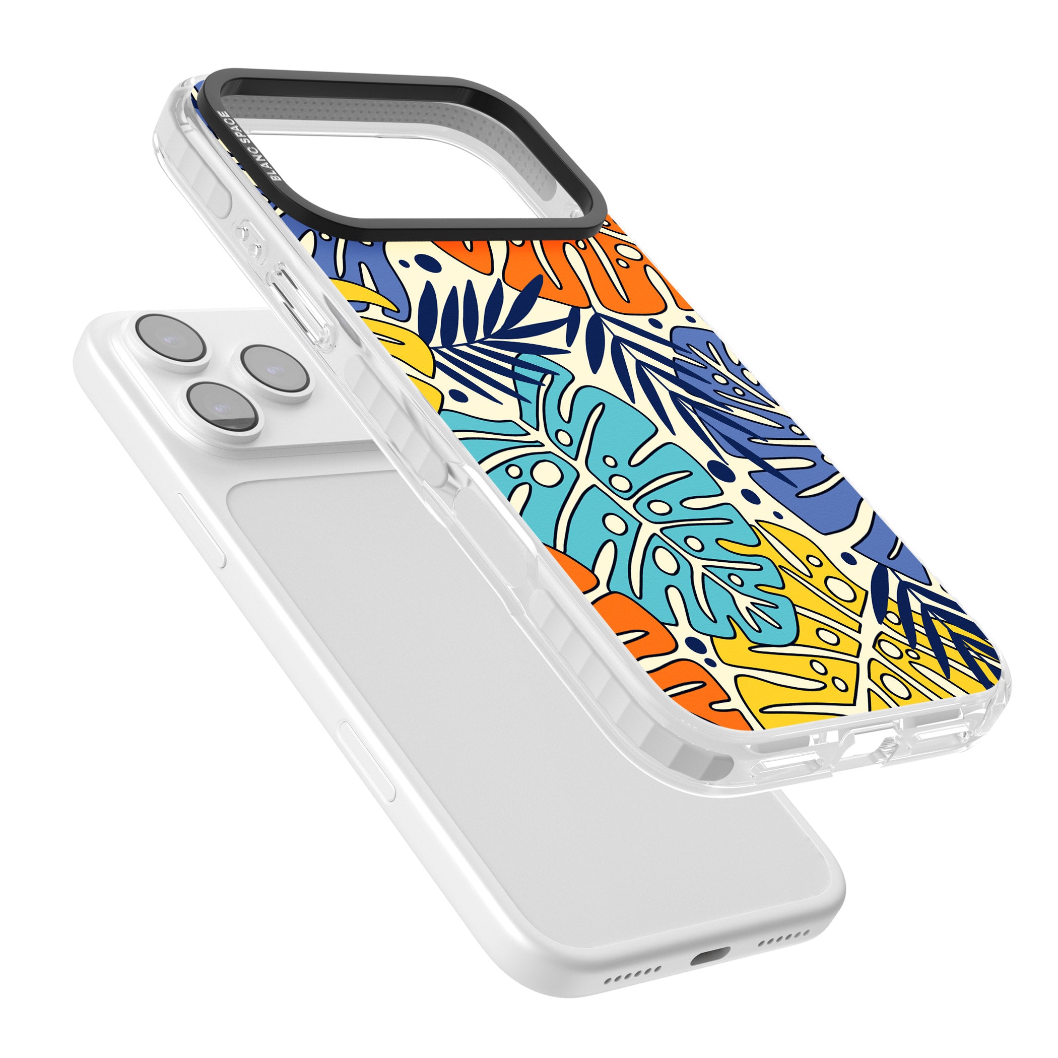 Beach Leaves iPhone 17 Pro Impact Pro Clear Phone Case Colours