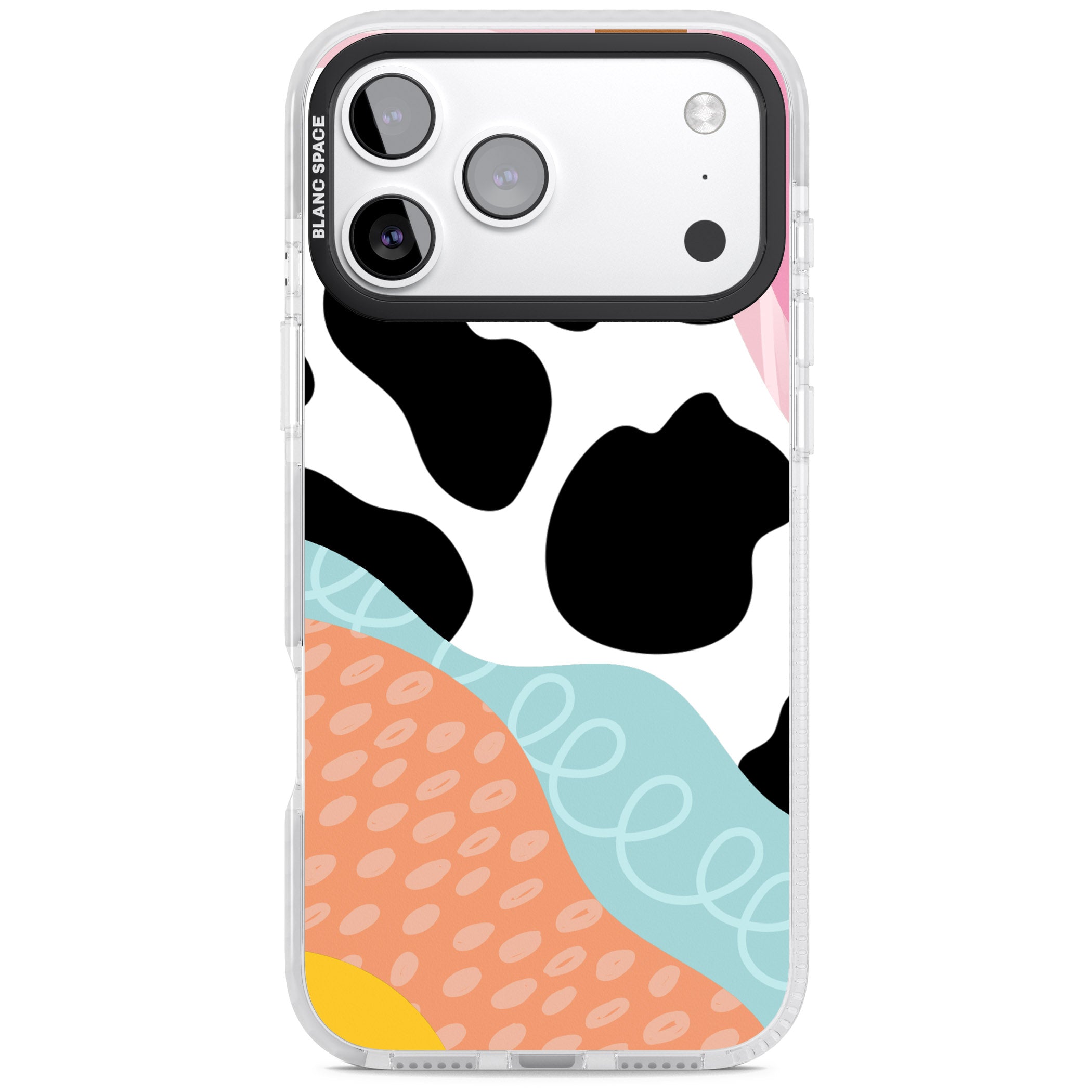 Abstract Elegance iPhone 17 Pro Max Impact Pro Clear Phone Case