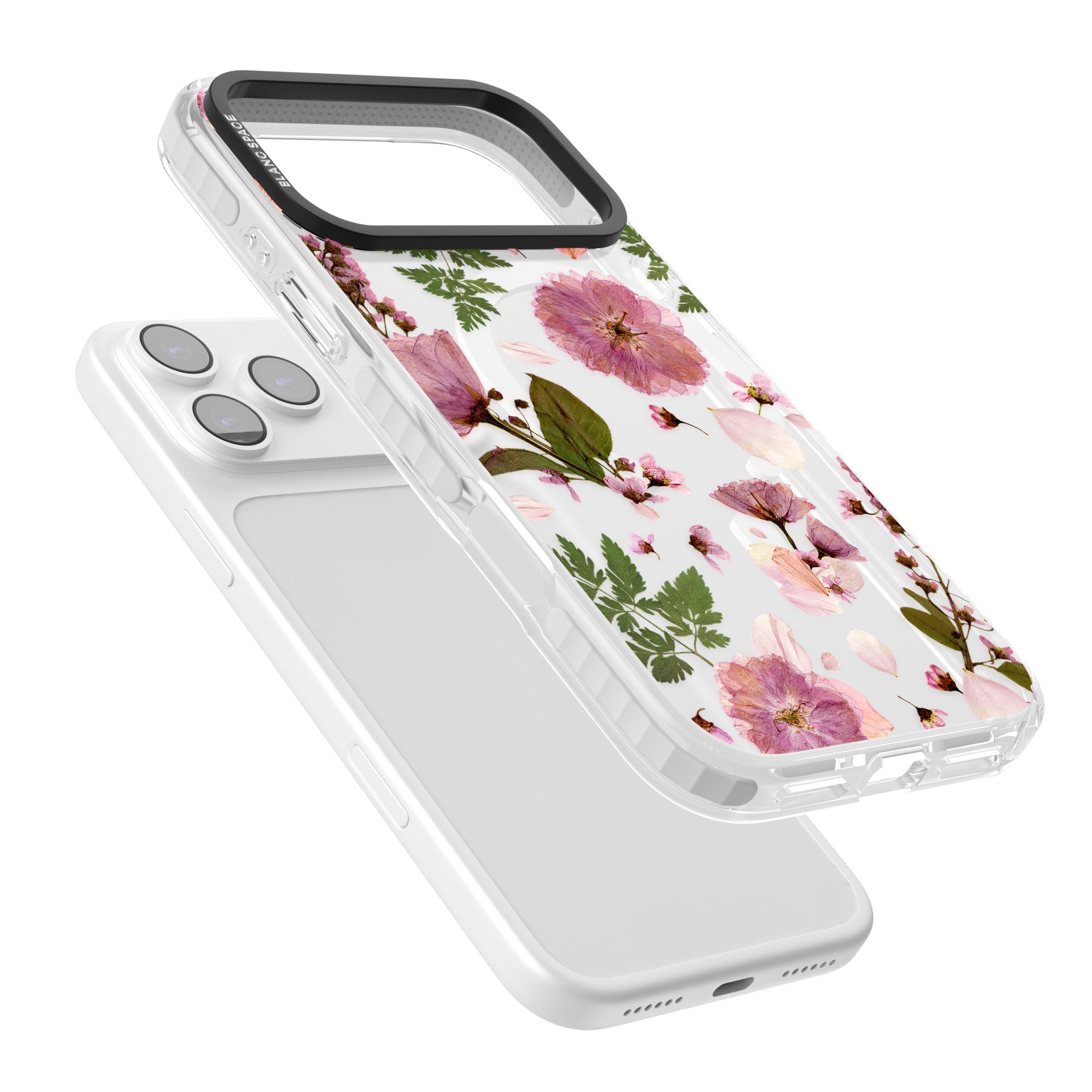 Blossom Bouquet iPhone 17 Pro Max Impact Pro Clear Phone Case Colours