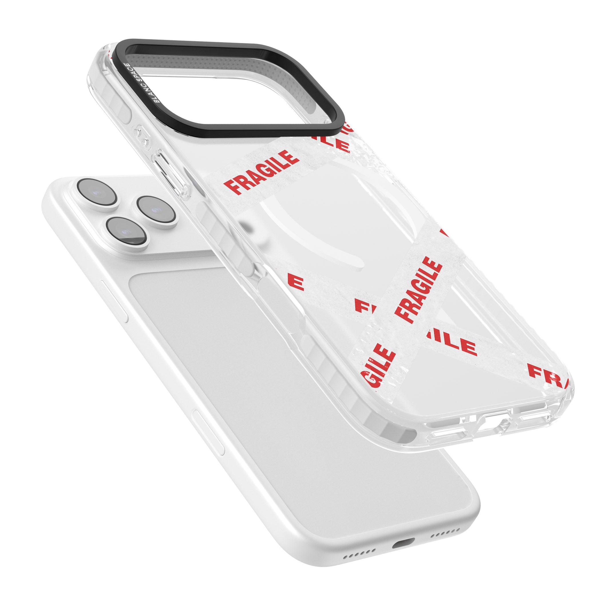 Fragile Tape iPhone 17 Pro Impact Pro Clear Phone Case Colours