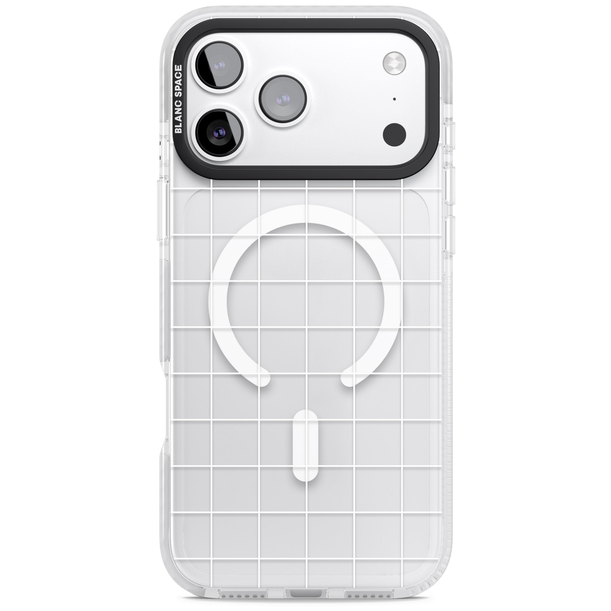 Modern Grid iPhone 17 Pro Impact Pro Clear Phone Case