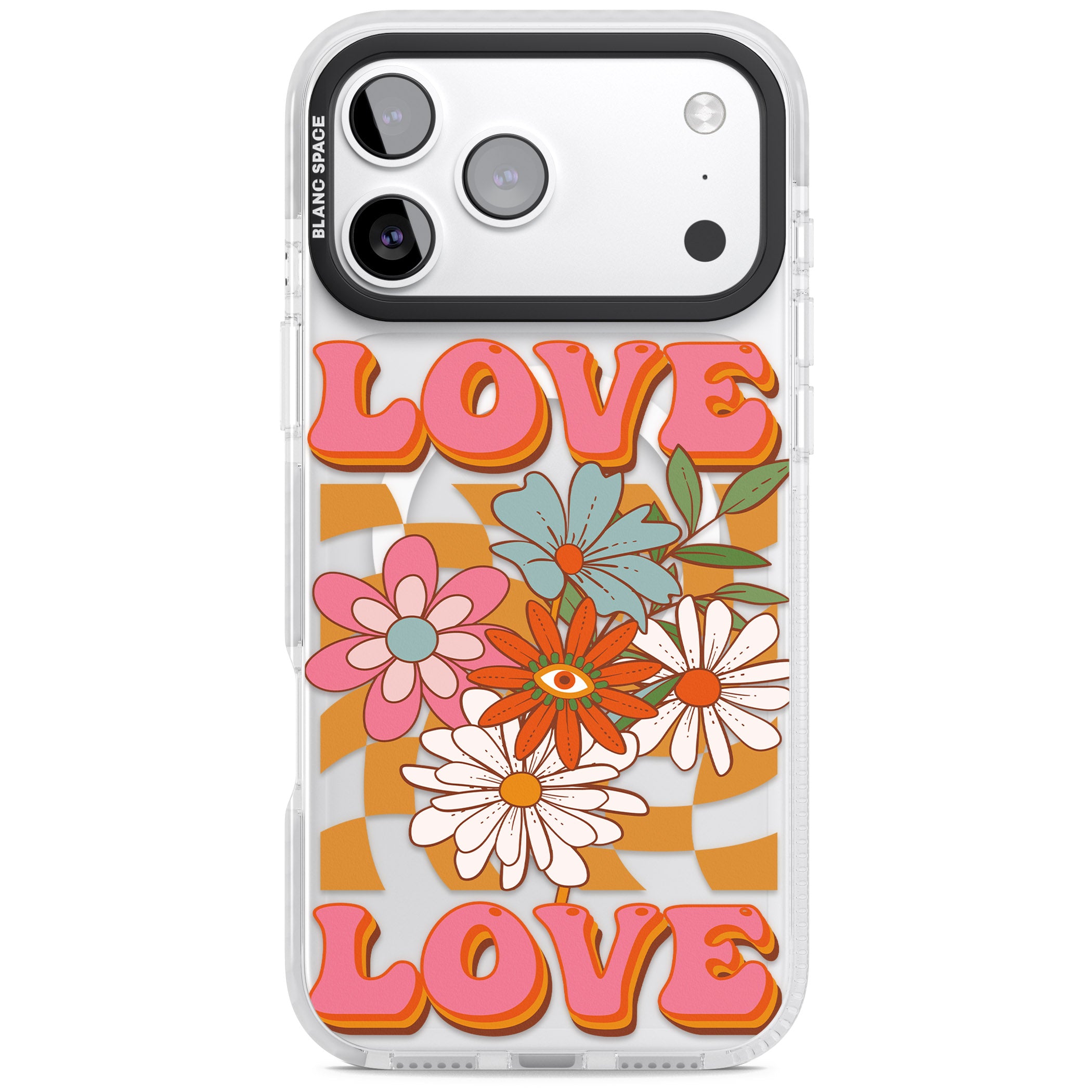 Love Bloom iPhone 17 Pro Impact Pro Clear Phone Case