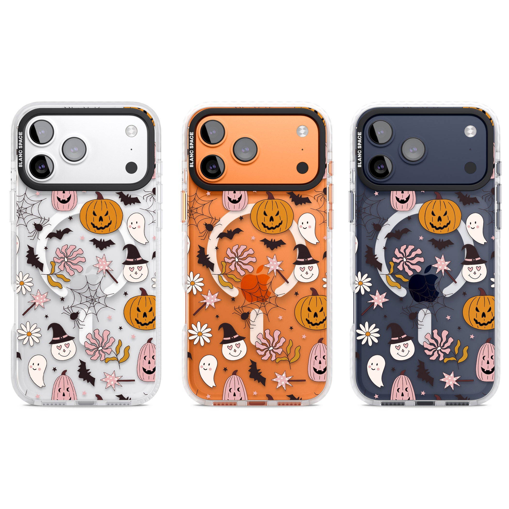 Spooky Mix iPhone 17 Pro Impact Pro Clear Phone Case APT Impact Protection
