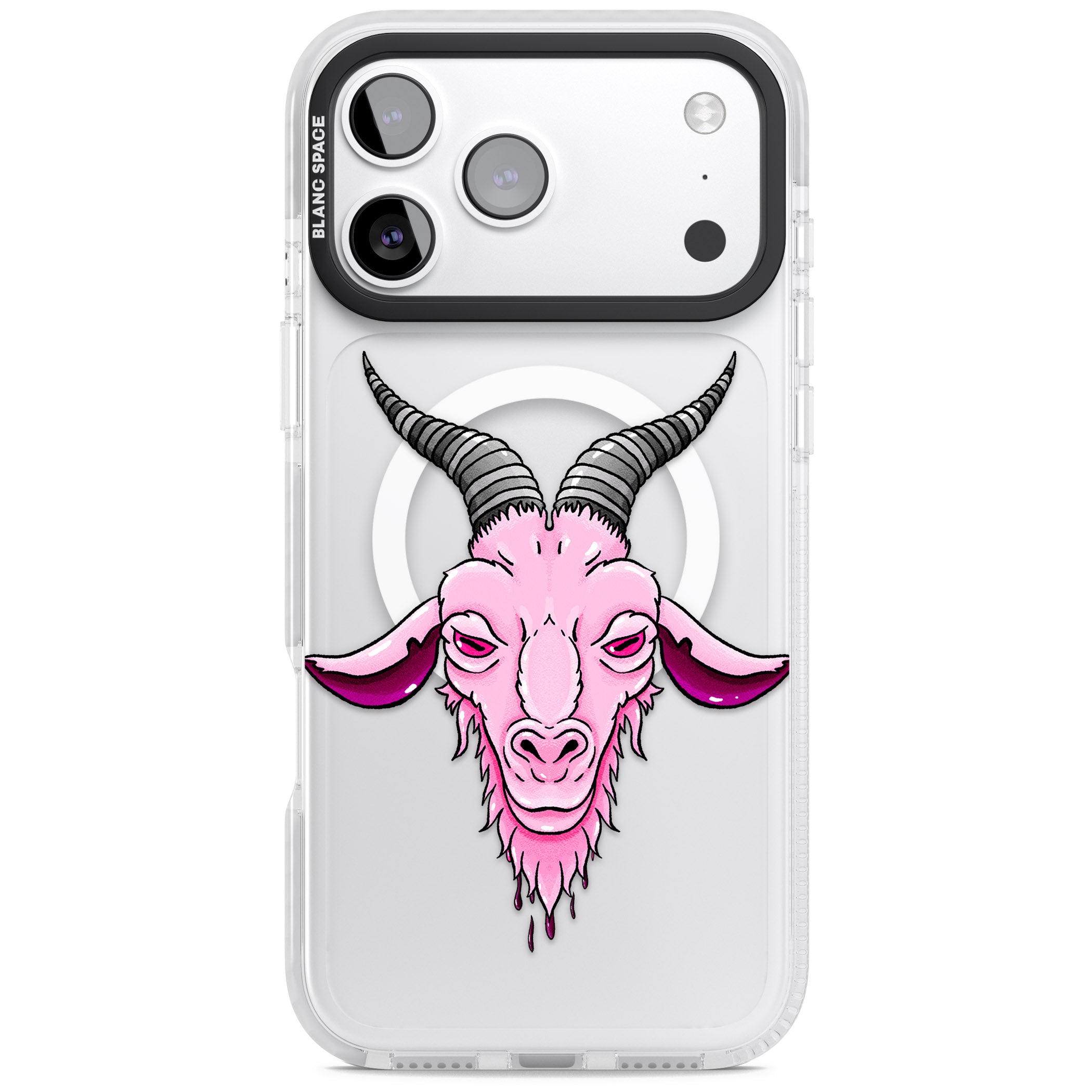 Ba Phomet iPhone 17 Pro Impact Pro Clear Phone Case