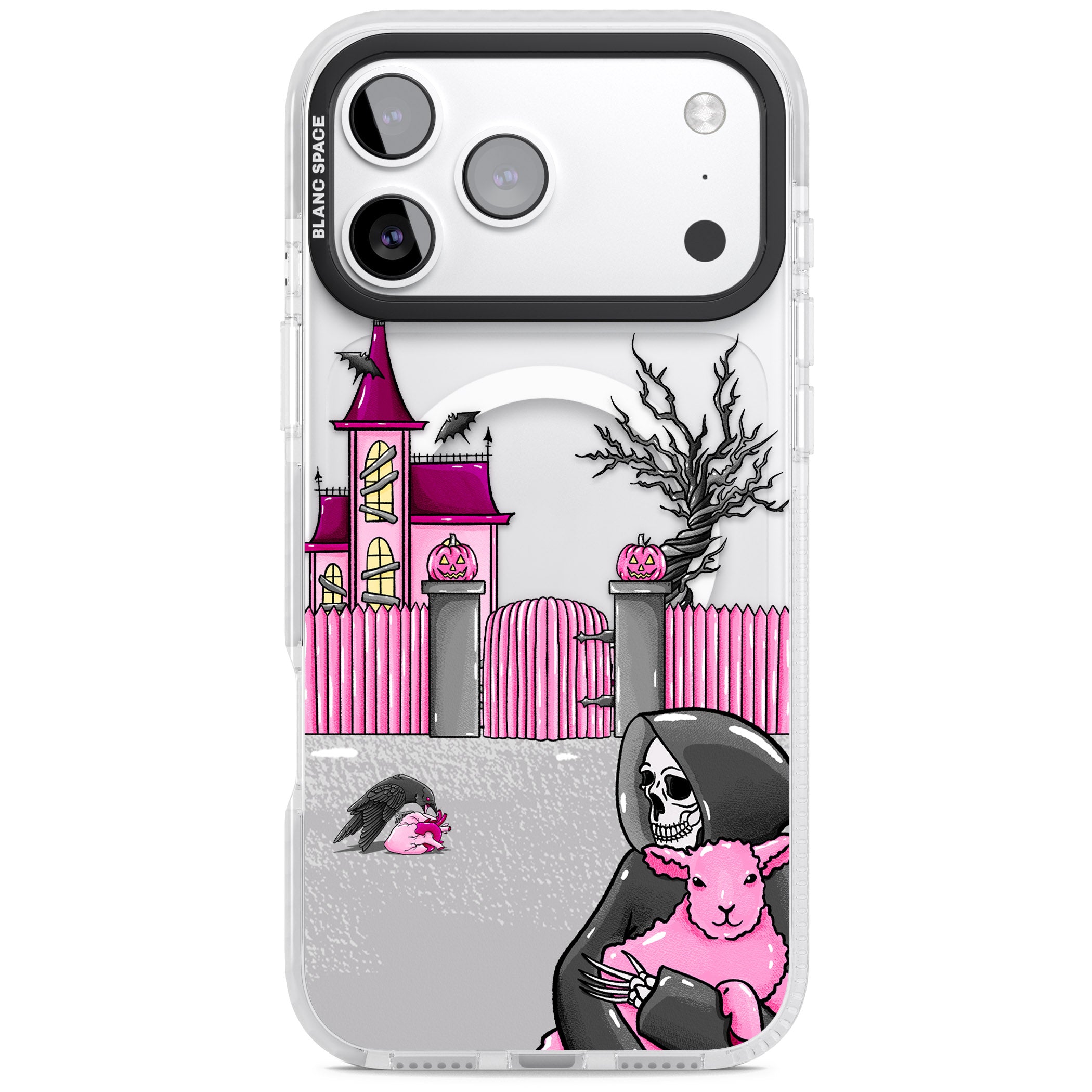 Left With My Heart iPhone 17 Pro Max Impact Pro Clear Phone Case