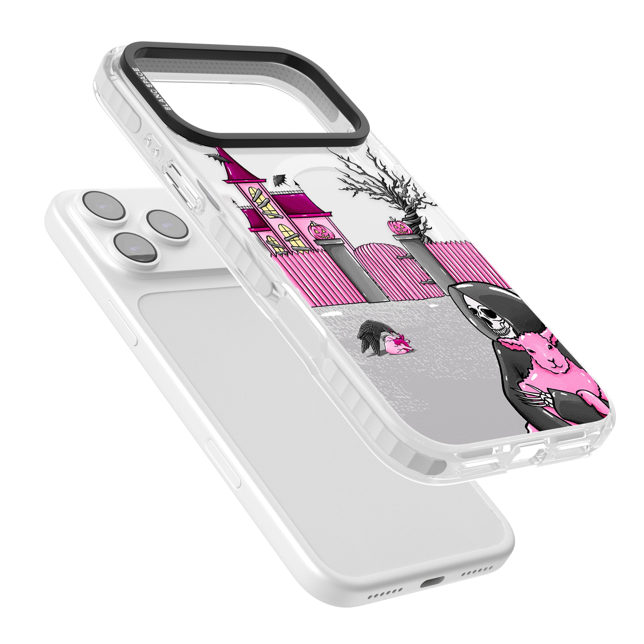 Left With My Heart iPhone 17 Pro Max Impact Pro Clear Phone Case Colours