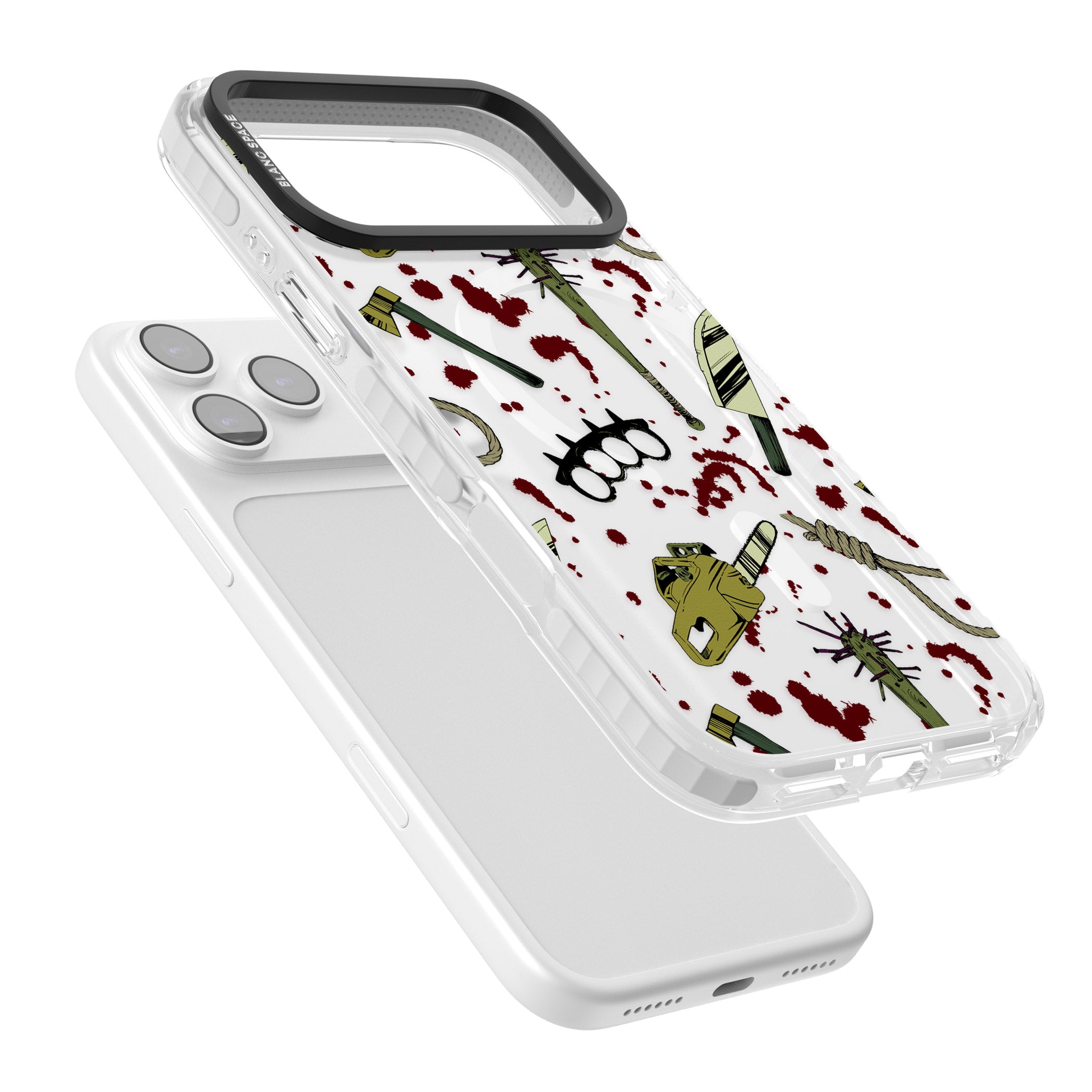 Movie Massacre iPhone 17 Pro Max Impact Pro Clear Phone Case Colours