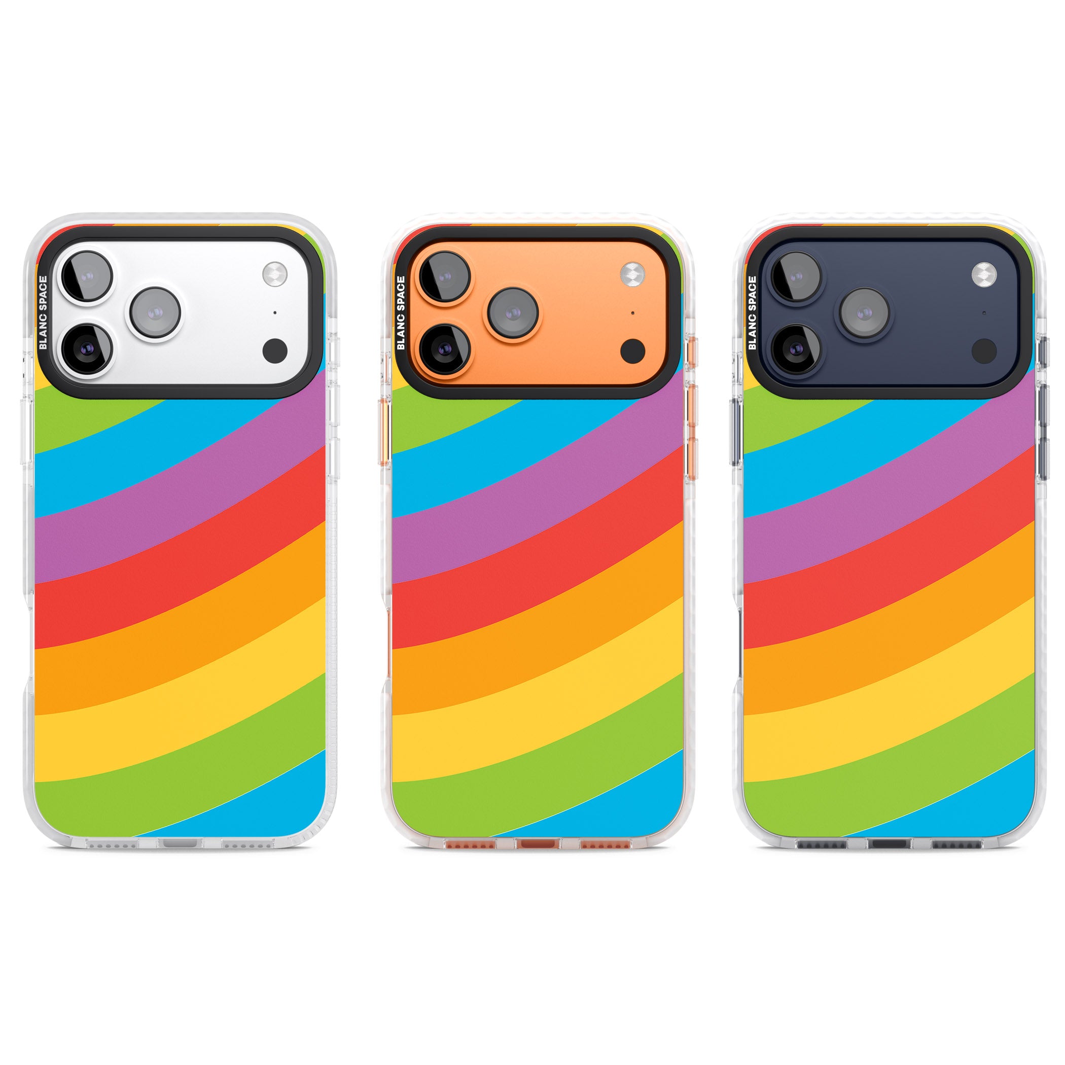 Lucky Rainbow iPhone 17 Pro Impact Pro Clear Phone Case APT Impact Protection