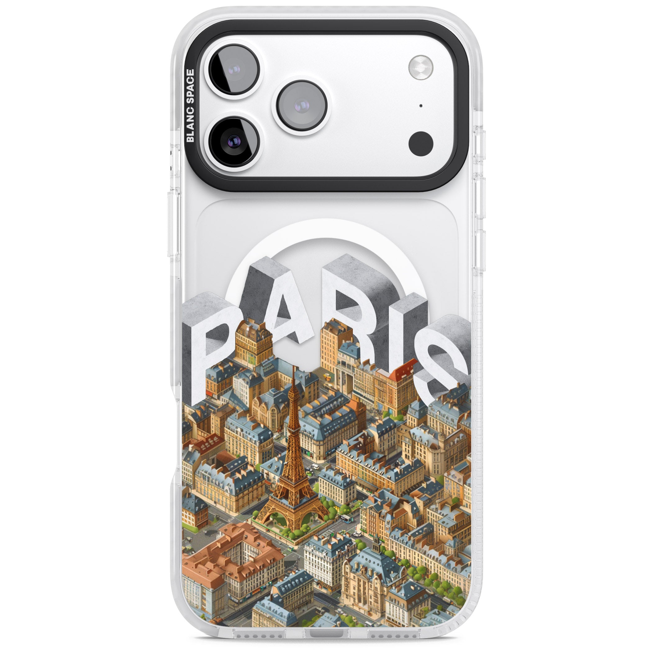 Paris iPhone 17 Pro Impact Pro Clear Phone Case