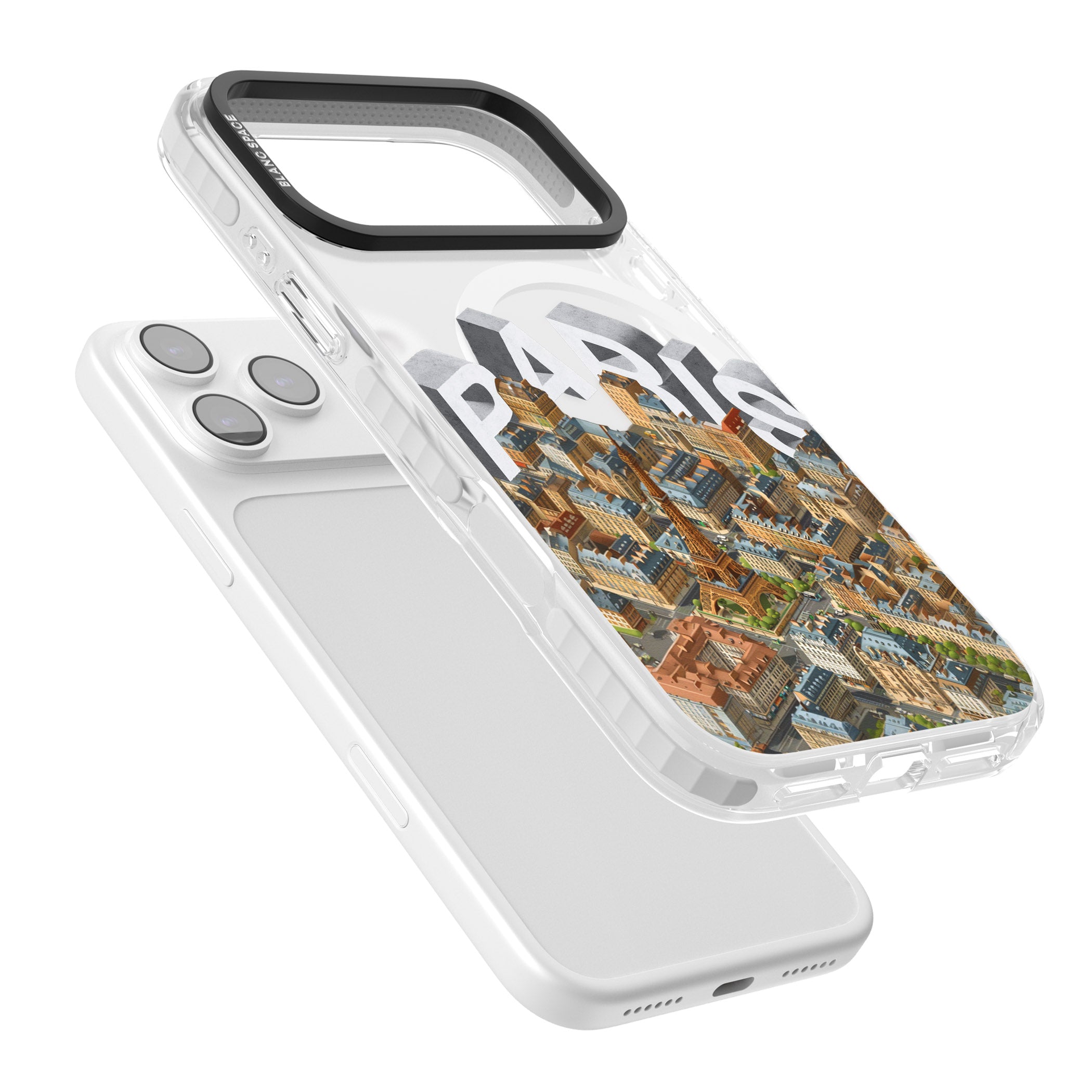 Paris iPhone 17 Pro Max Impact Pro Clear Phone Case Colours