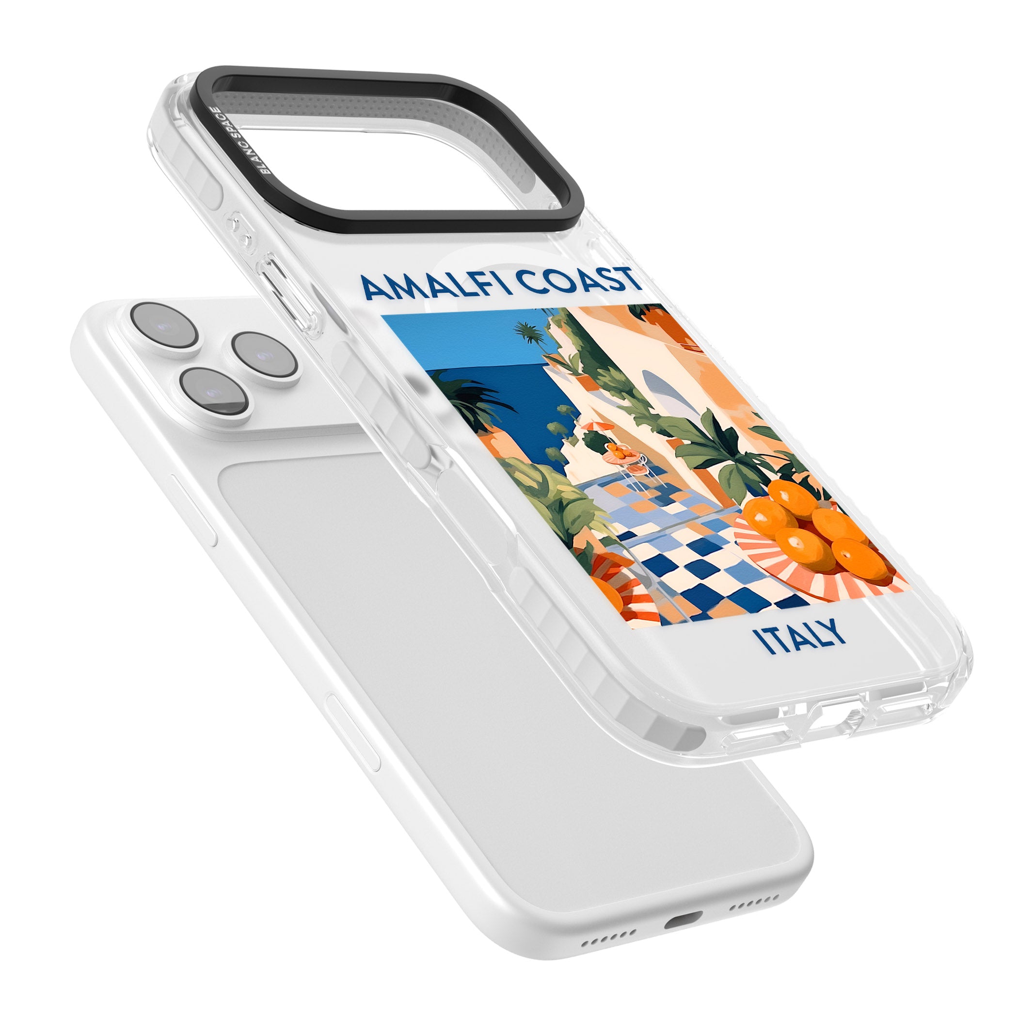 Amalfi Coast iPhone 17 Pro Impact Pro Clear Phone Case Colours