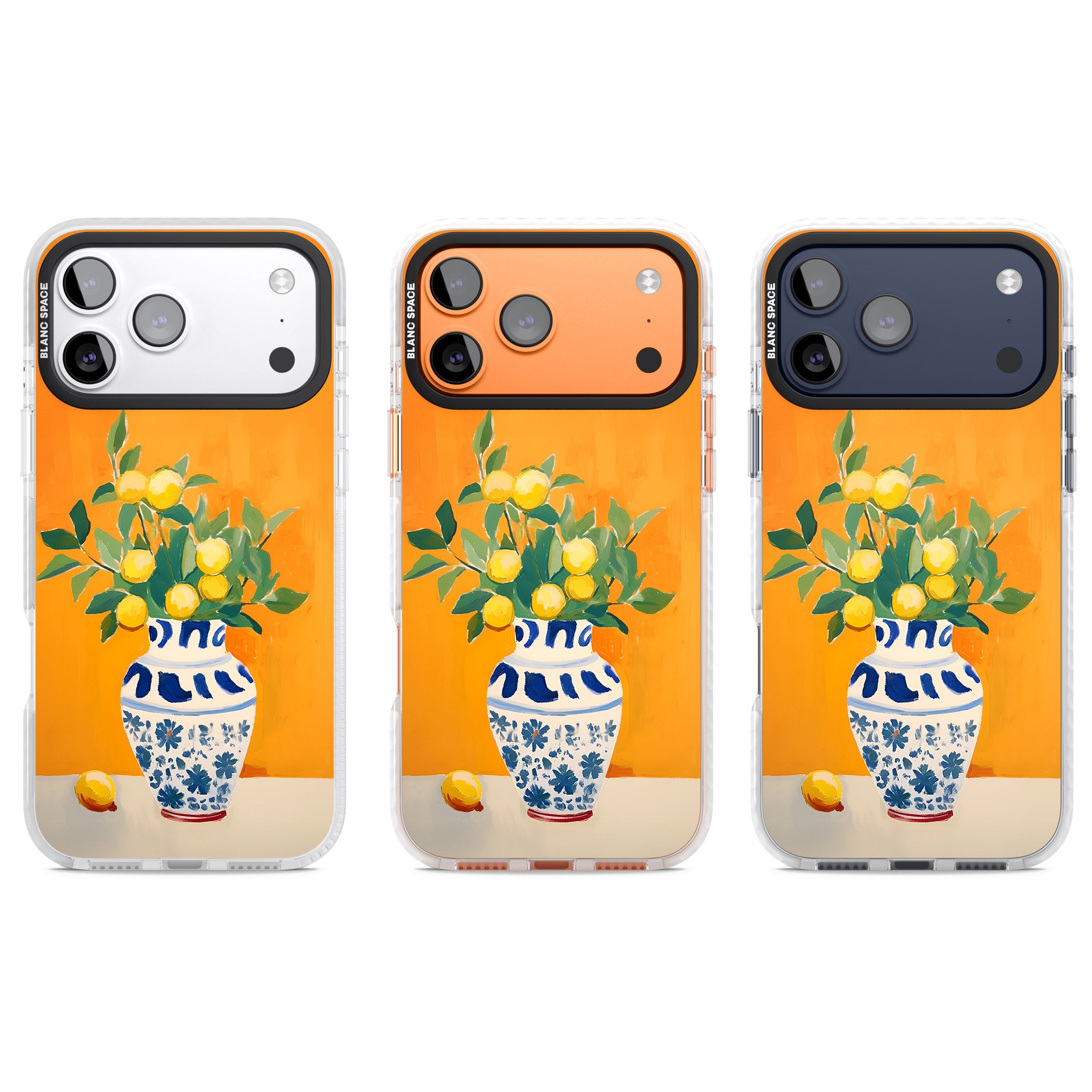 Lemon Vase iPhone 17 Pro Impact Pro Clear Phone Case APT Impact Protection