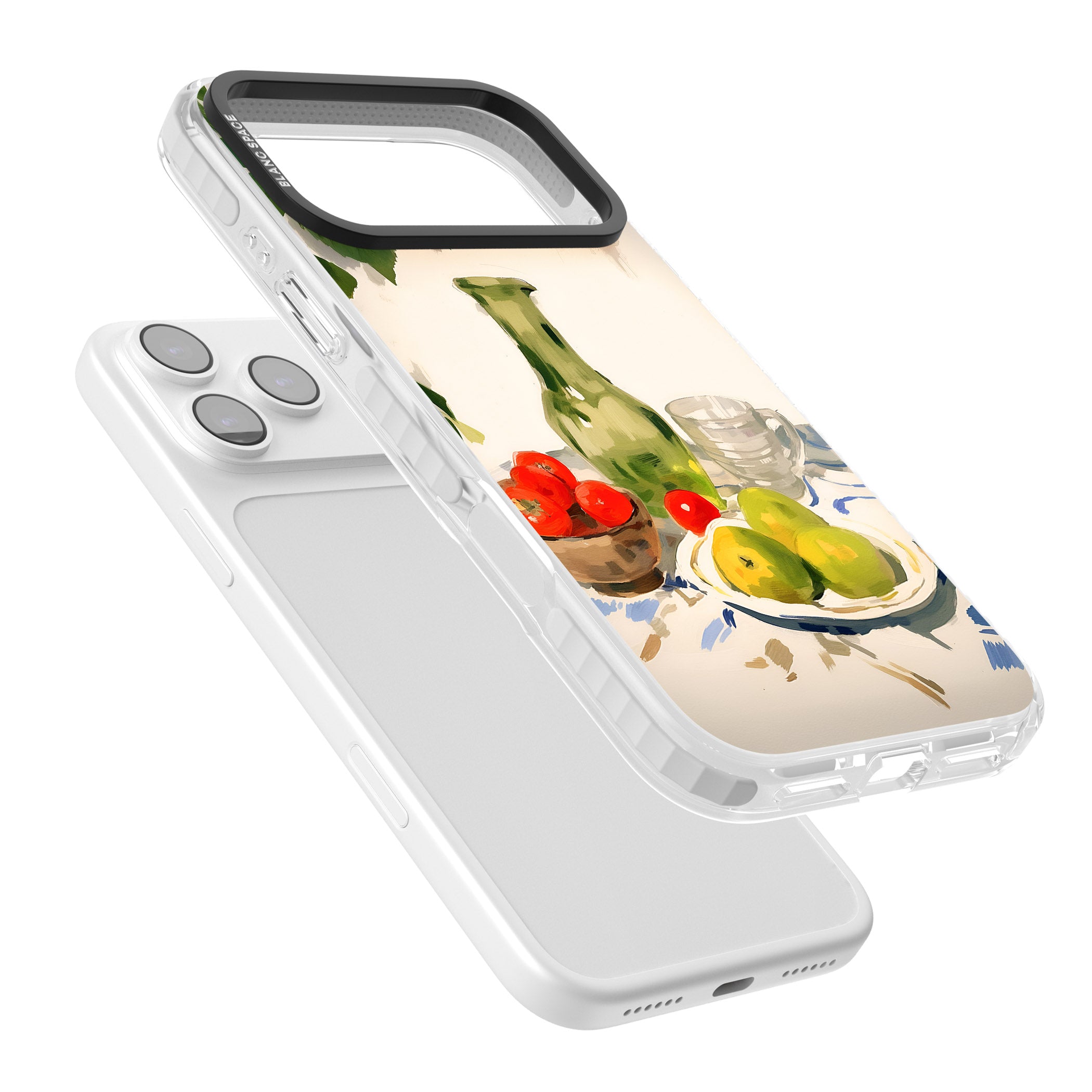 Green Carafe iPhone 17 Pro Impact Pro Clear Phone Case Colours