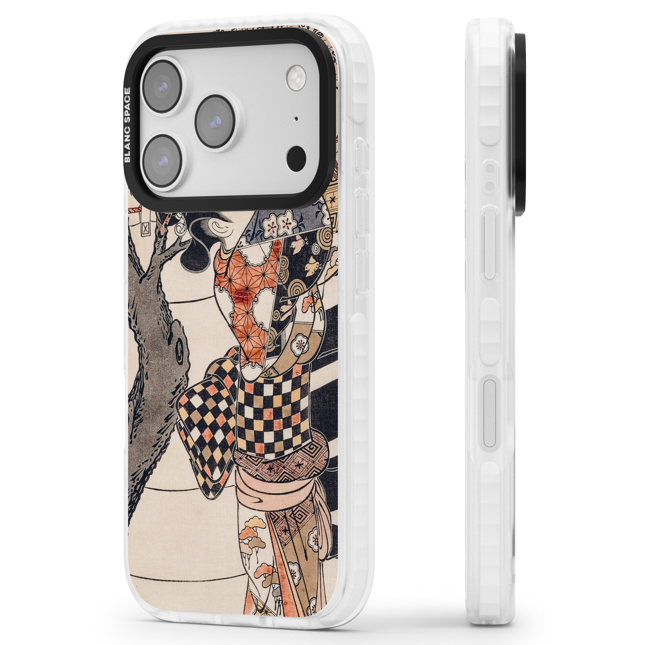 Vintage Japan iPhone 17 Pro Max Impact Pro Clear Phone Case Side Profile