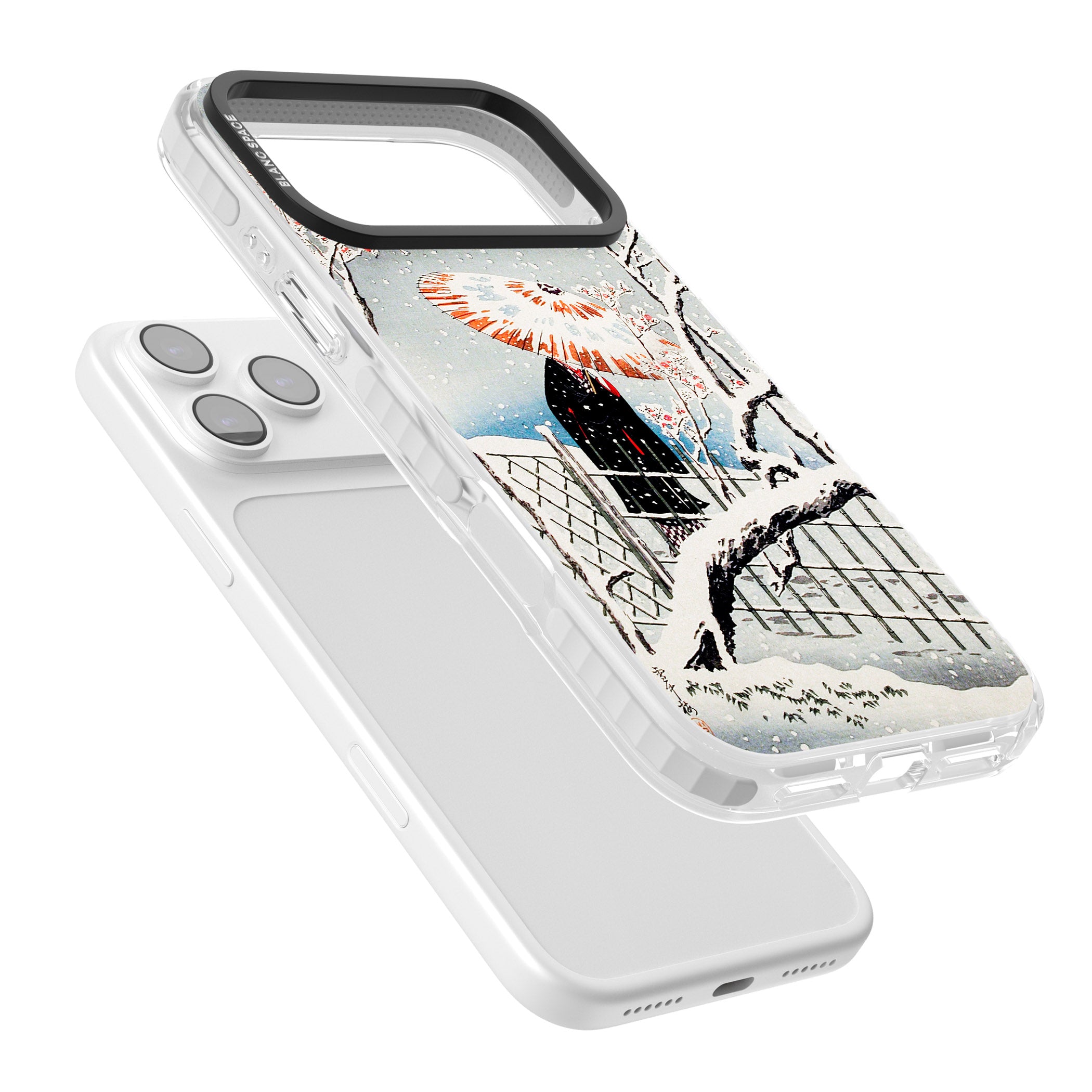 Plum Tree In Snow By Hiroaki Takahashi iPhone 17 Pro Max Impact Pro Clear Phone Case Colours