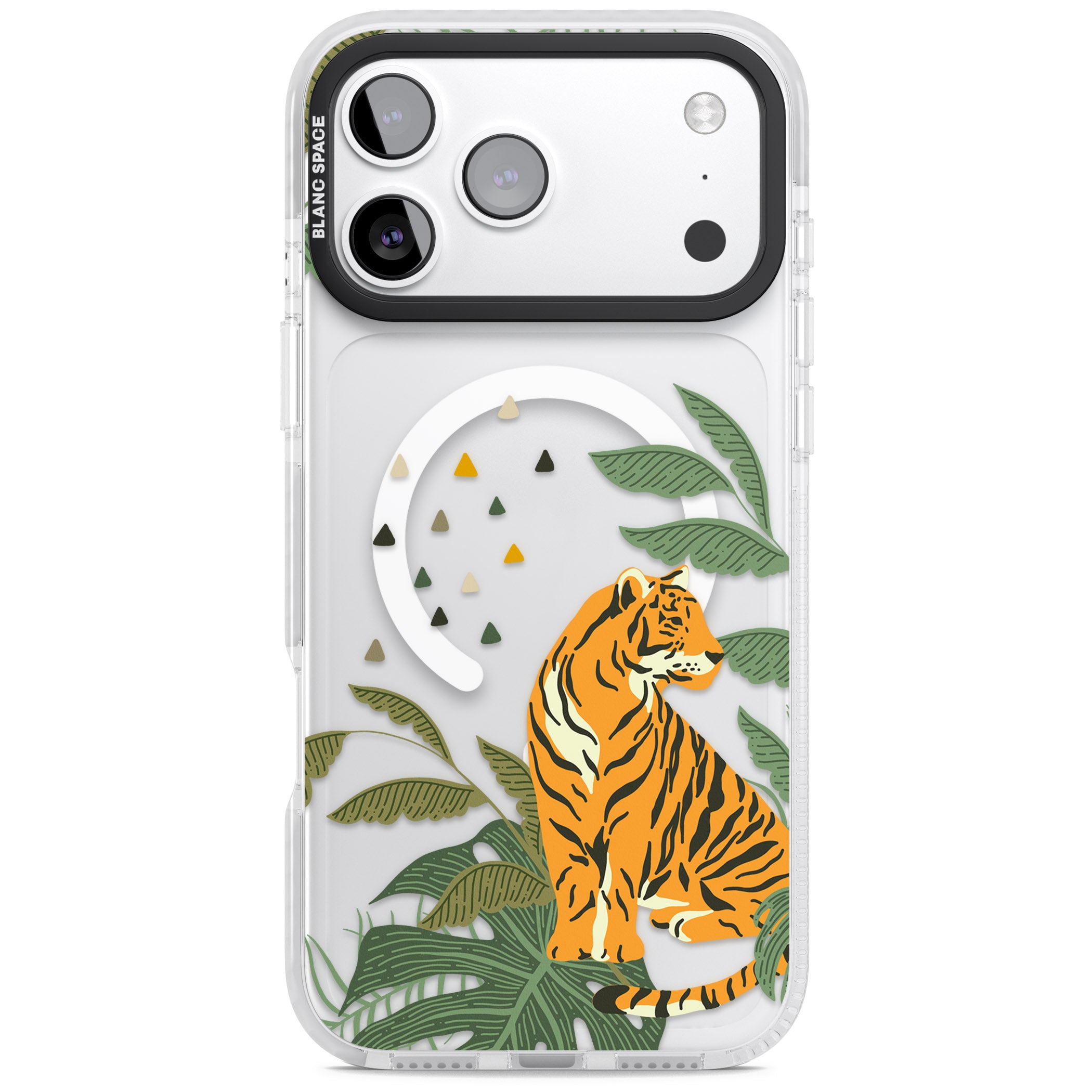 Tiger Jungle iPhone 17 Pro Impact Pro Clear Phone Case