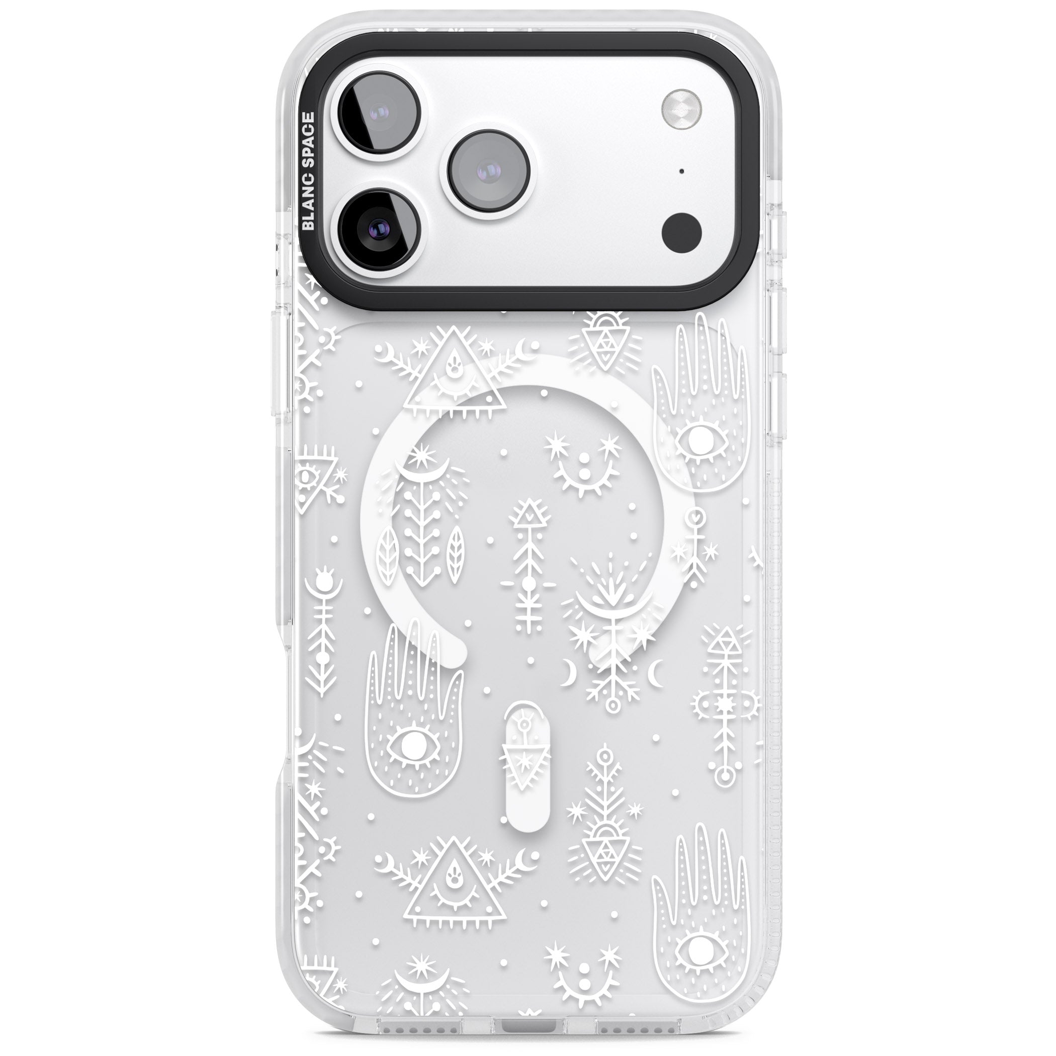 Mystic Symbols iPhone 17 Pro Impact Pro Clear Phone Case