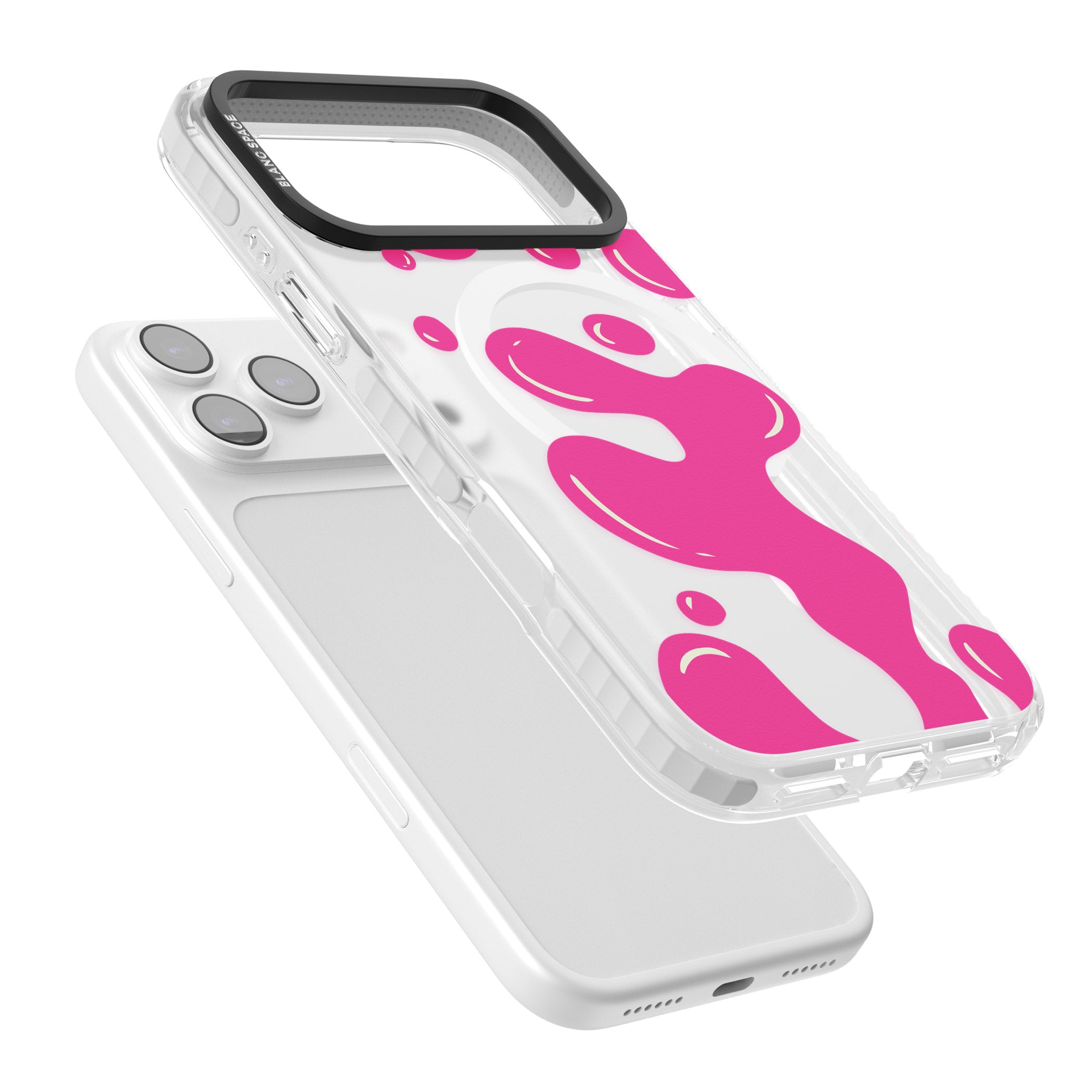 Pink Lava Lamp iPhone 17 Pro Impact Pro Clear Phone Case Colours