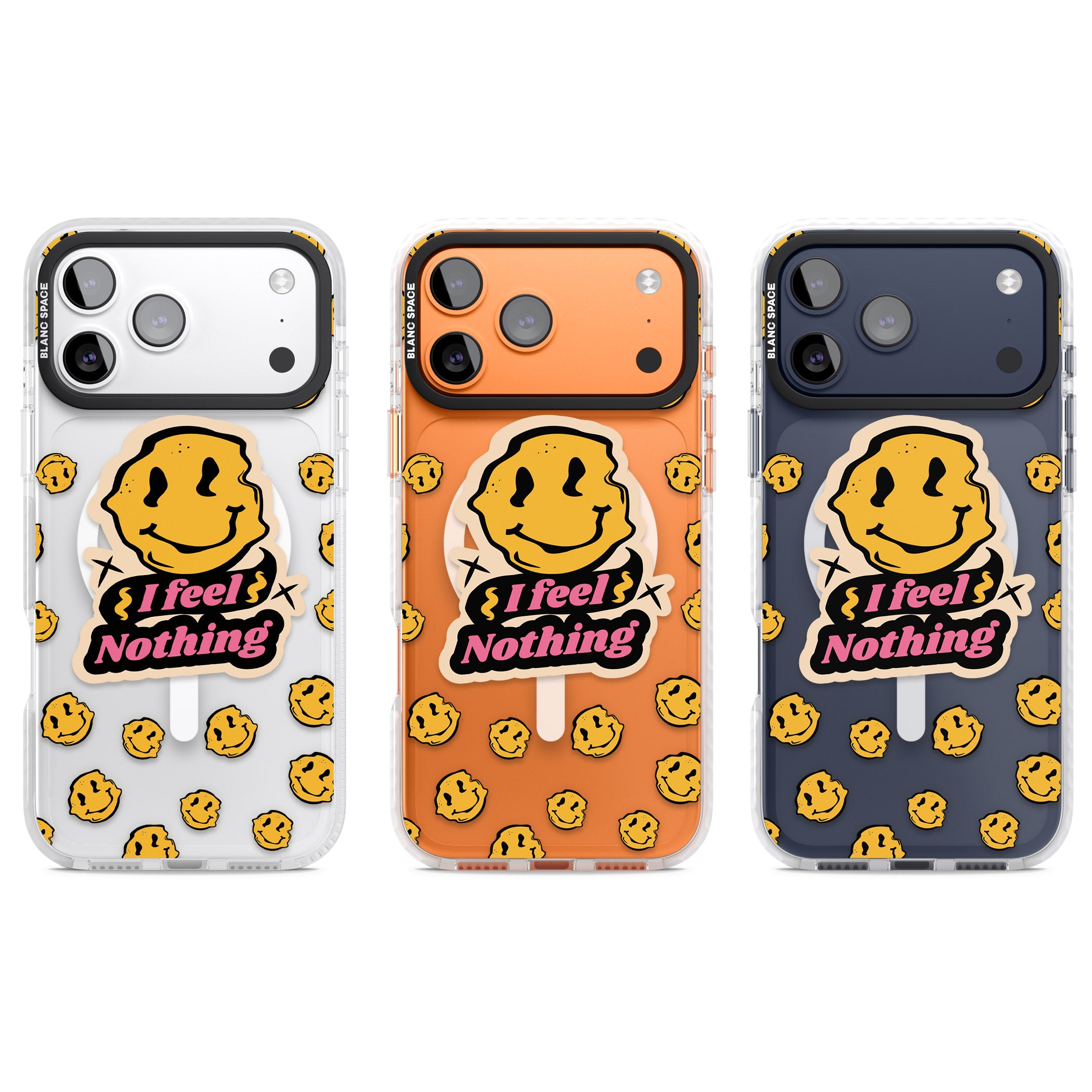 I Feel Nothing (Clear) iPhone 17 Pro Impact Pro Clear Phone Case APT Impact Protection