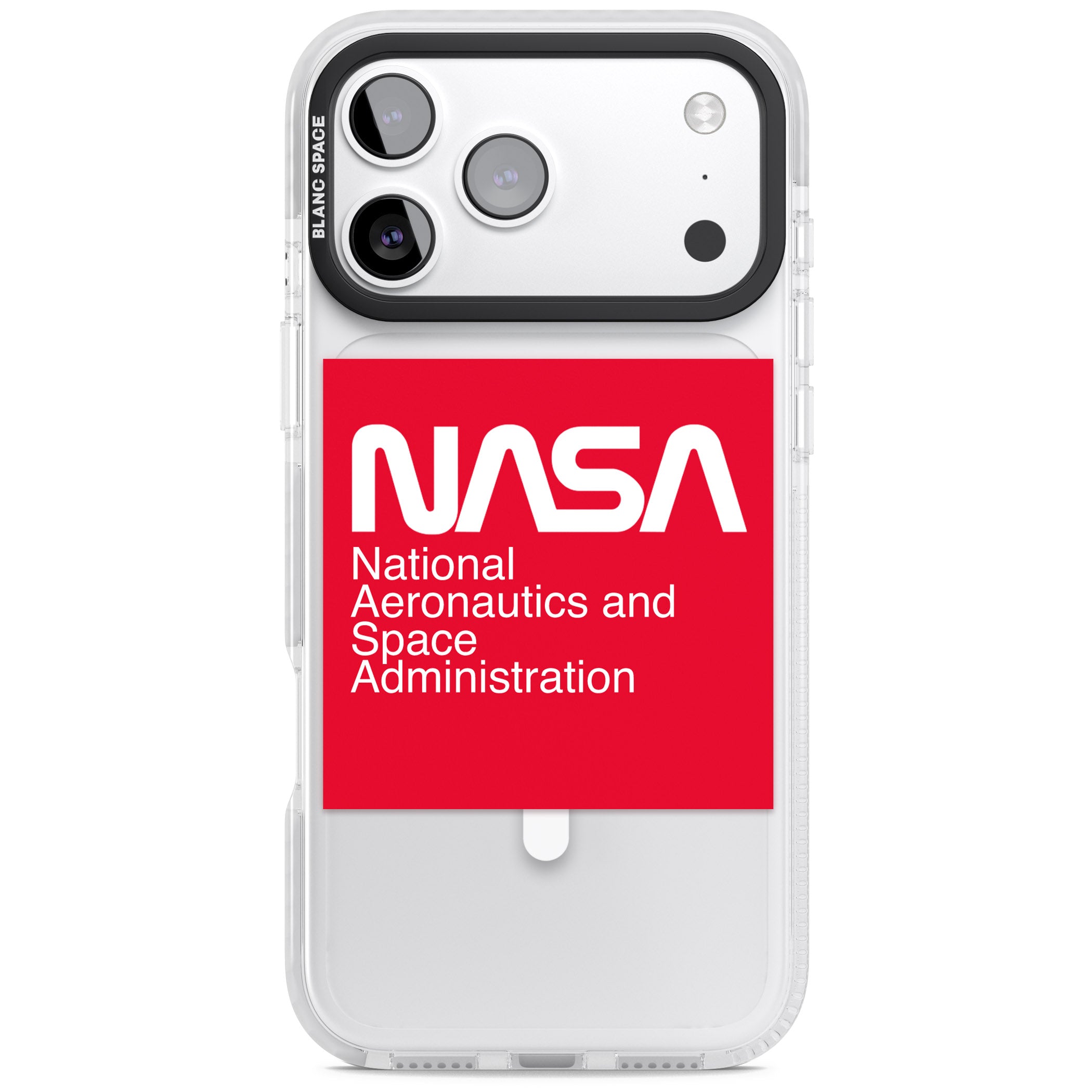 Nasa The Worm Box iPhone 17 Pro Impact Pro Clear Phone Case