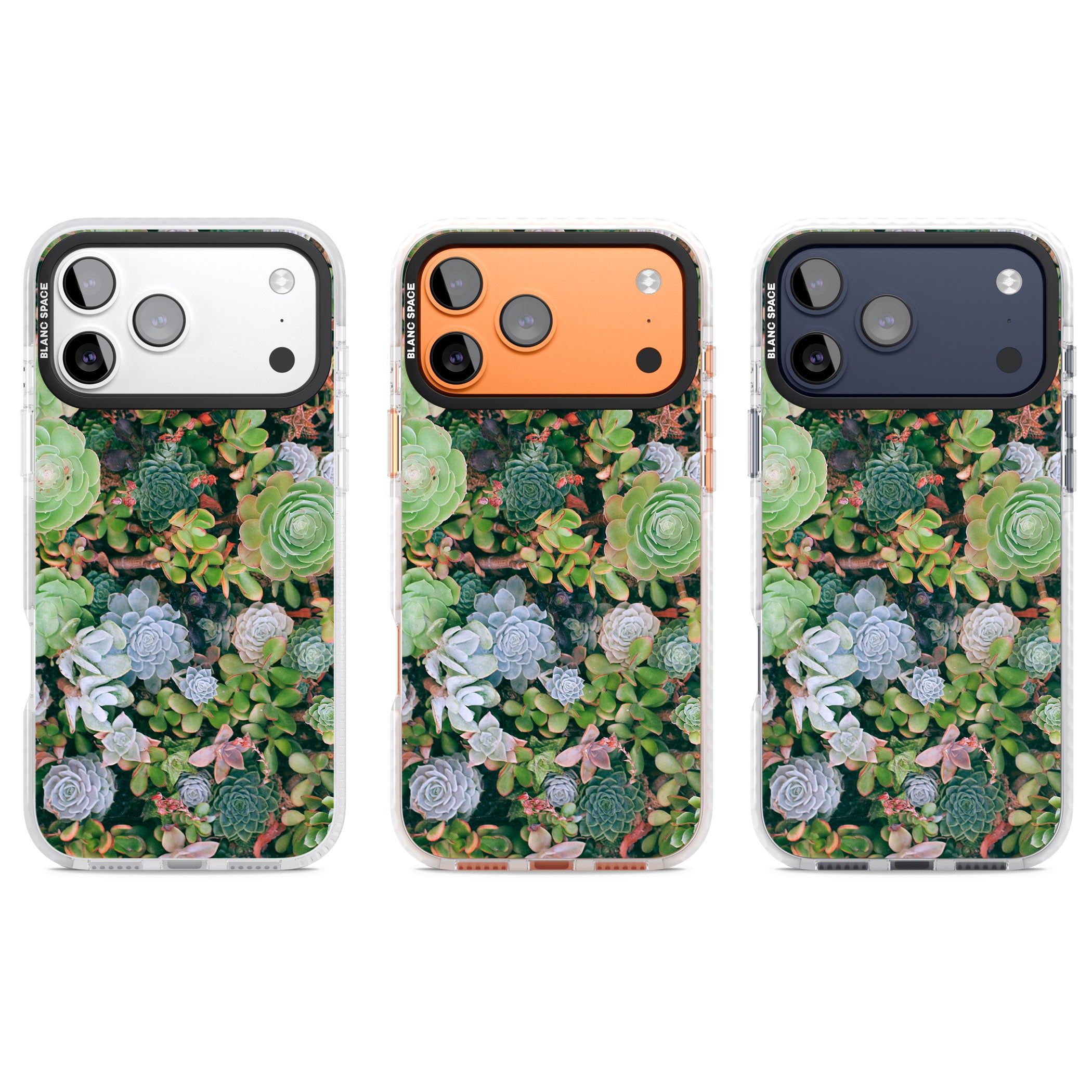 Succulent Garden iPhone 17 Pro Impact Pro Clear Phone Case APT Impact Protection