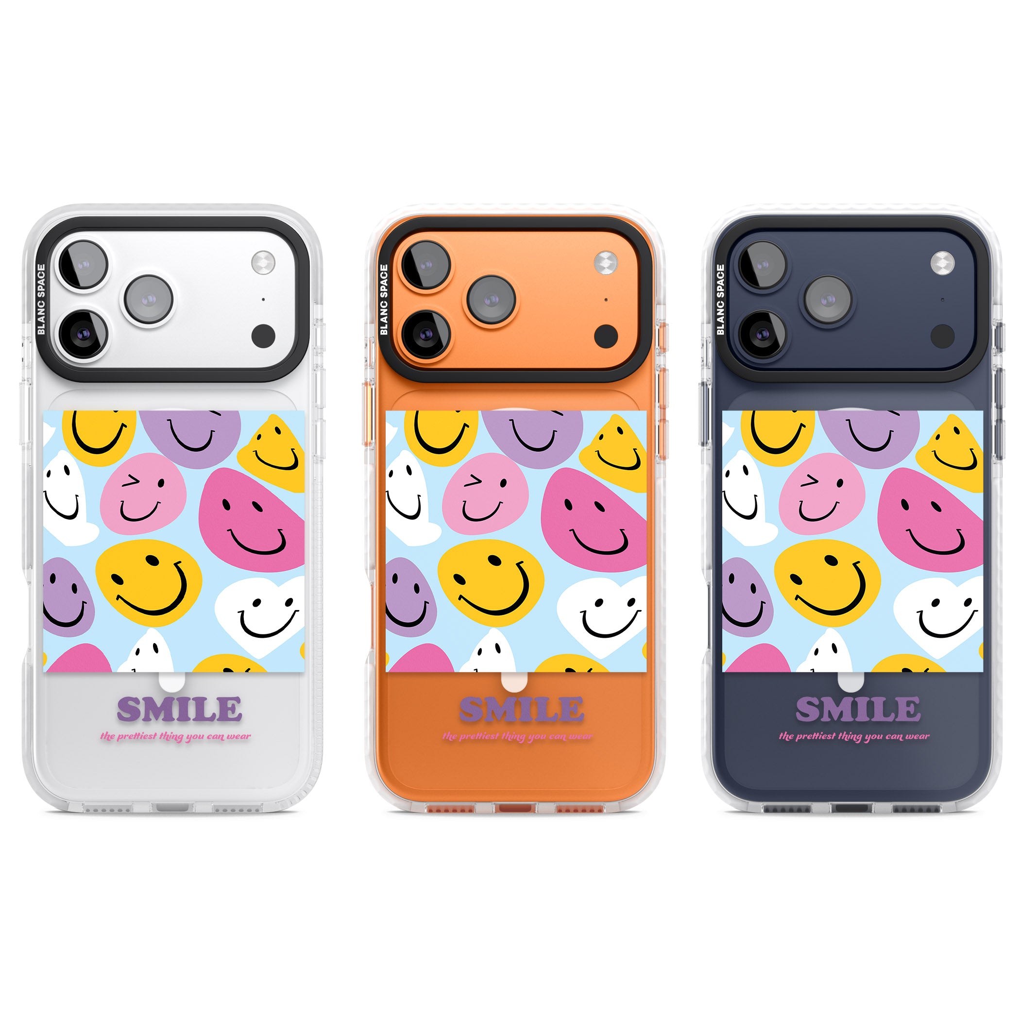 A Smile iPhone 17 Pro Impact Pro Clear Phone Case APT Impact Protection
