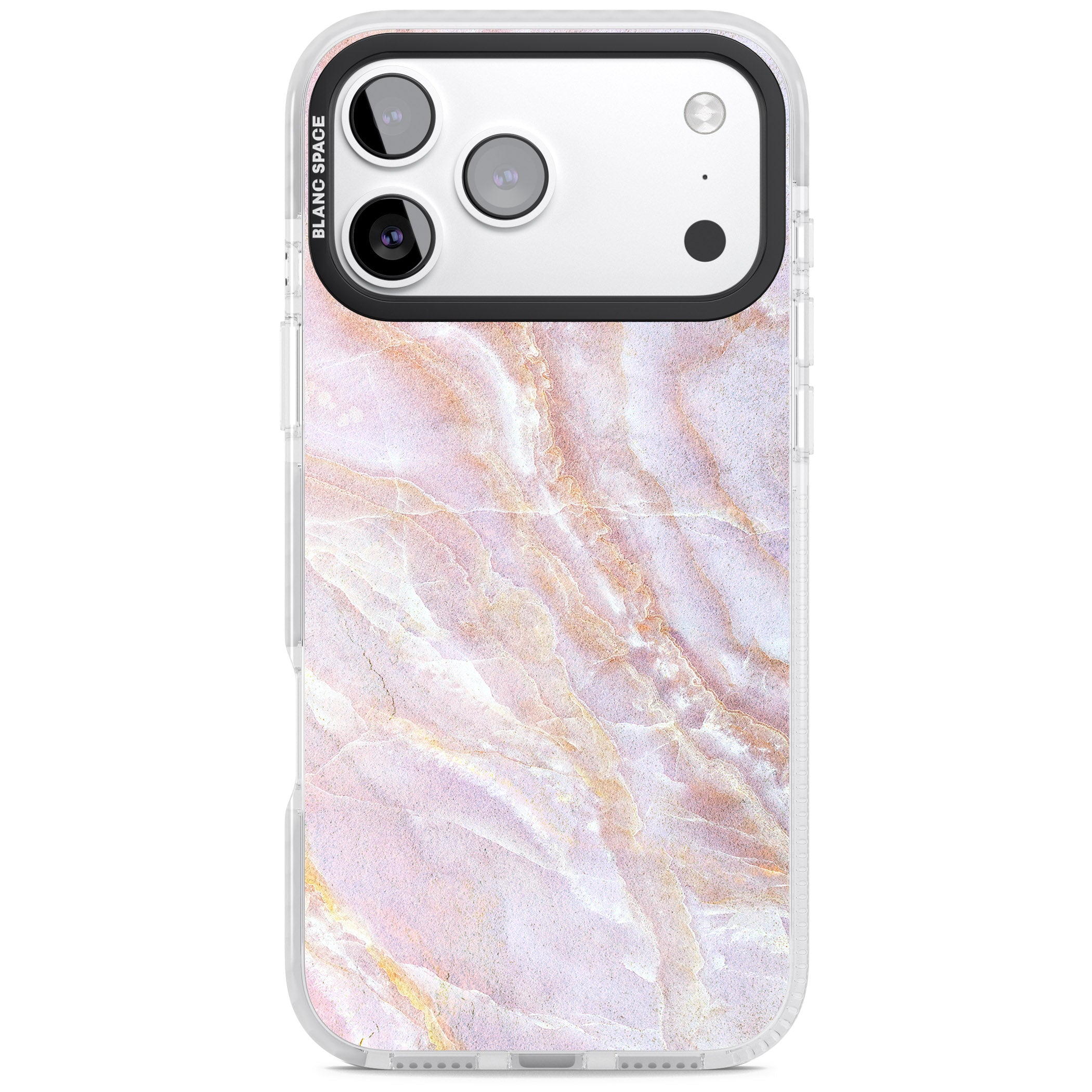Soft Onyx Blush iPhone 17 Pro Impact Pro Clear Phone Case
