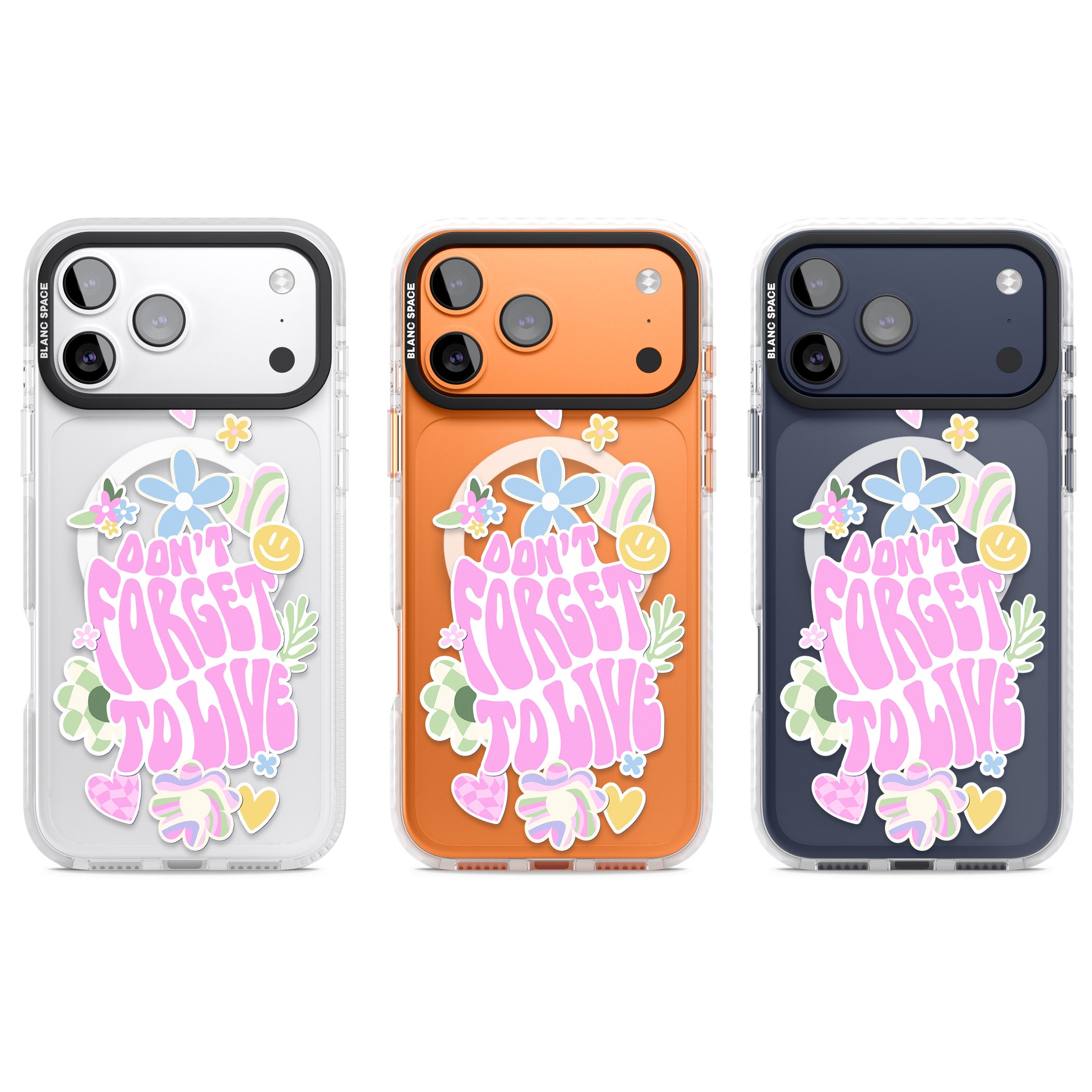 Don'T Forget To Live iPhone 17 Pro Impact Pro Clear Phone Case APT Impact Protection