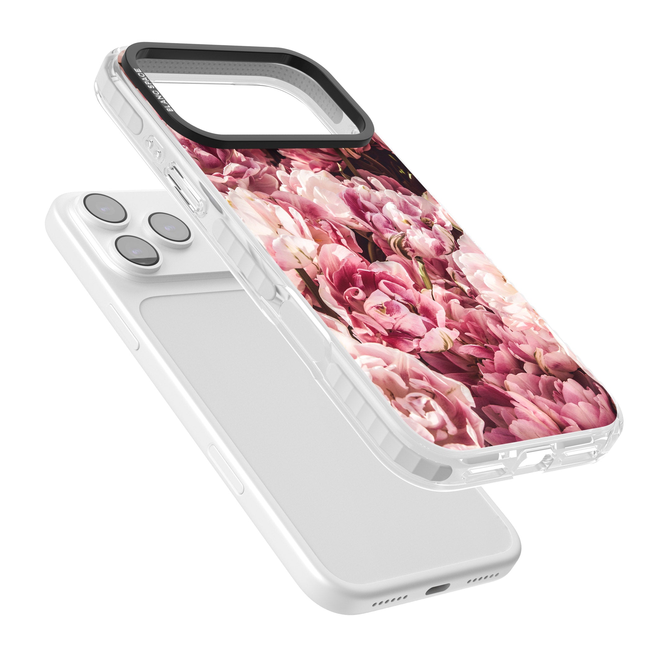 Petal Blush iPhone 17 Pro Max Impact Pro Clear Phone Case Colours