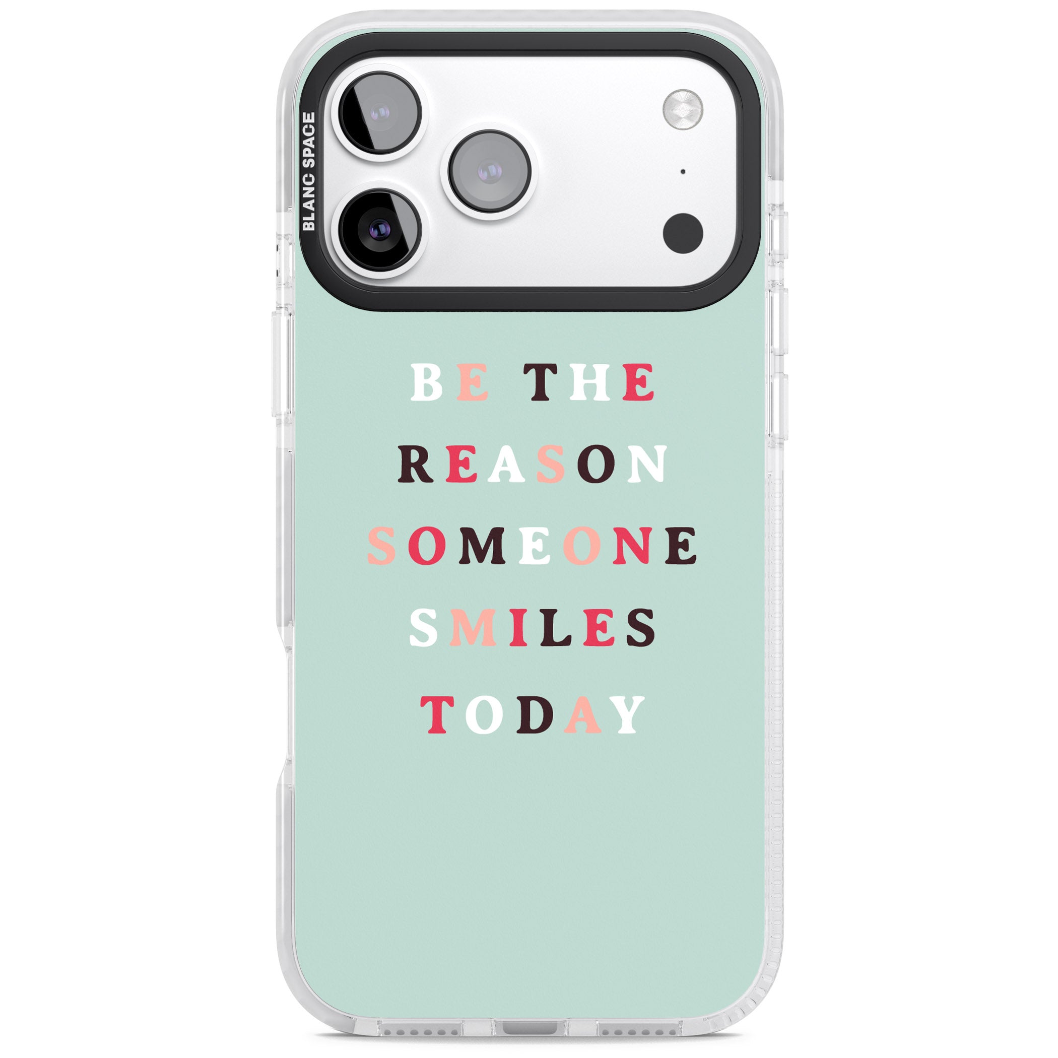 Be The Reason Quote iPhone 17 Pro Impact Pro Clear Phone Case