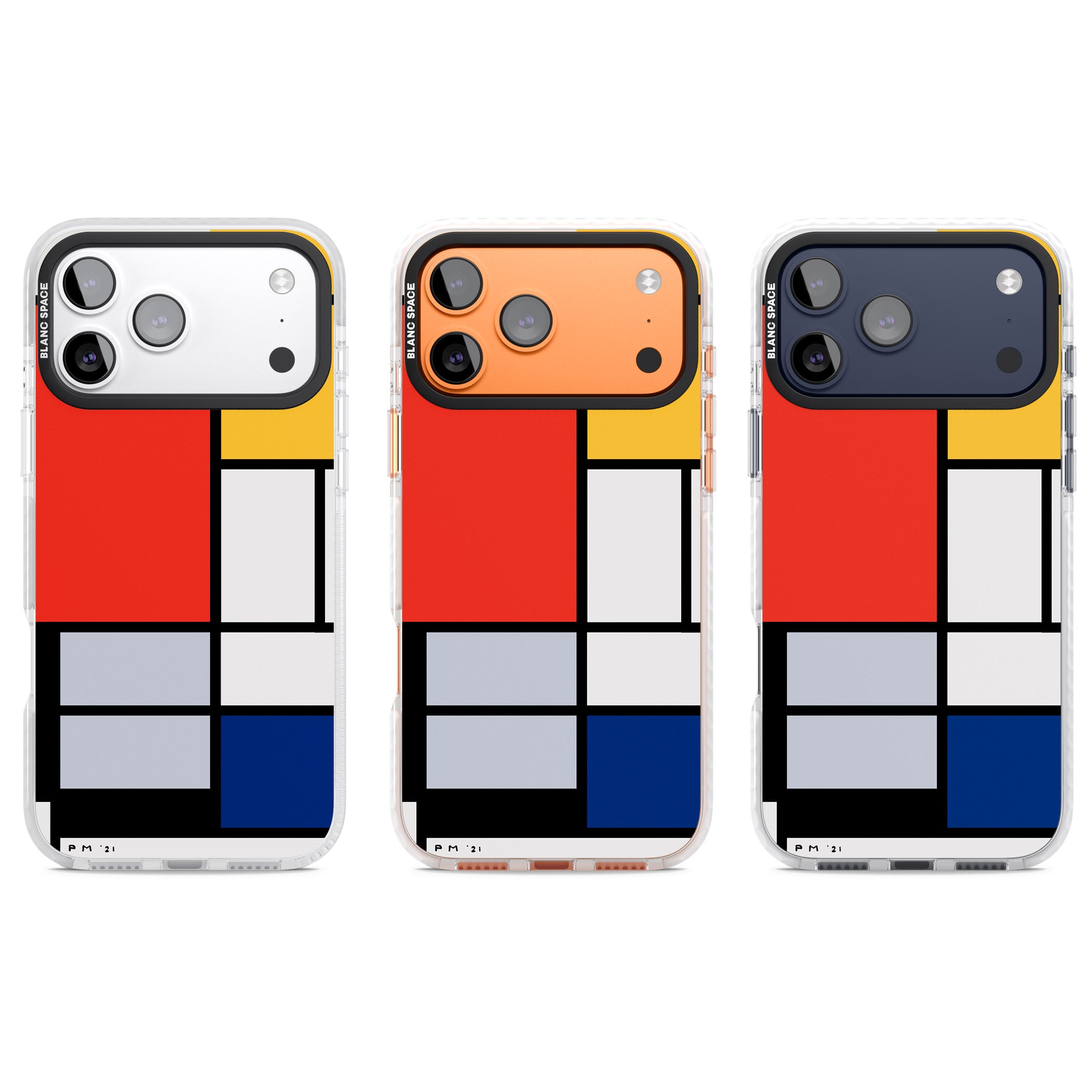 Piet Mondrian'S Composition iPhone 17 Pro Impact Pro Clear Phone Case APT Impact Protection