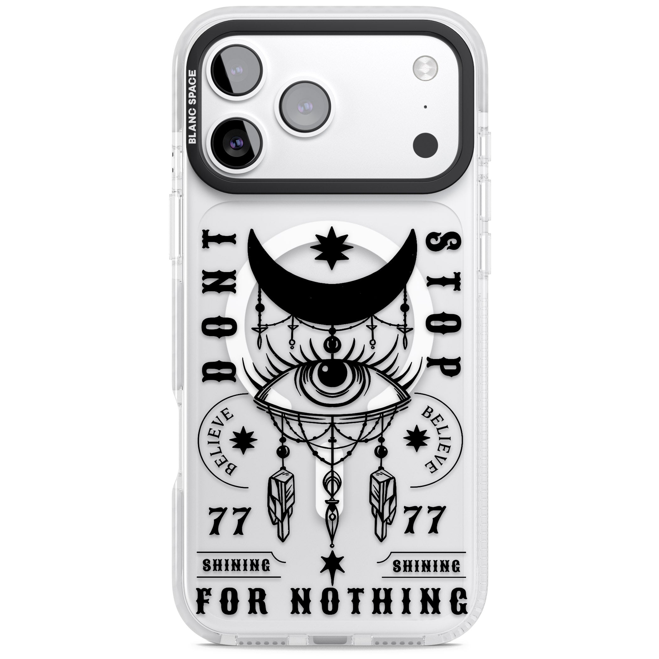Dont Stop For Nothing iPhone 17 Pro Impact Pro Clear Phone Case