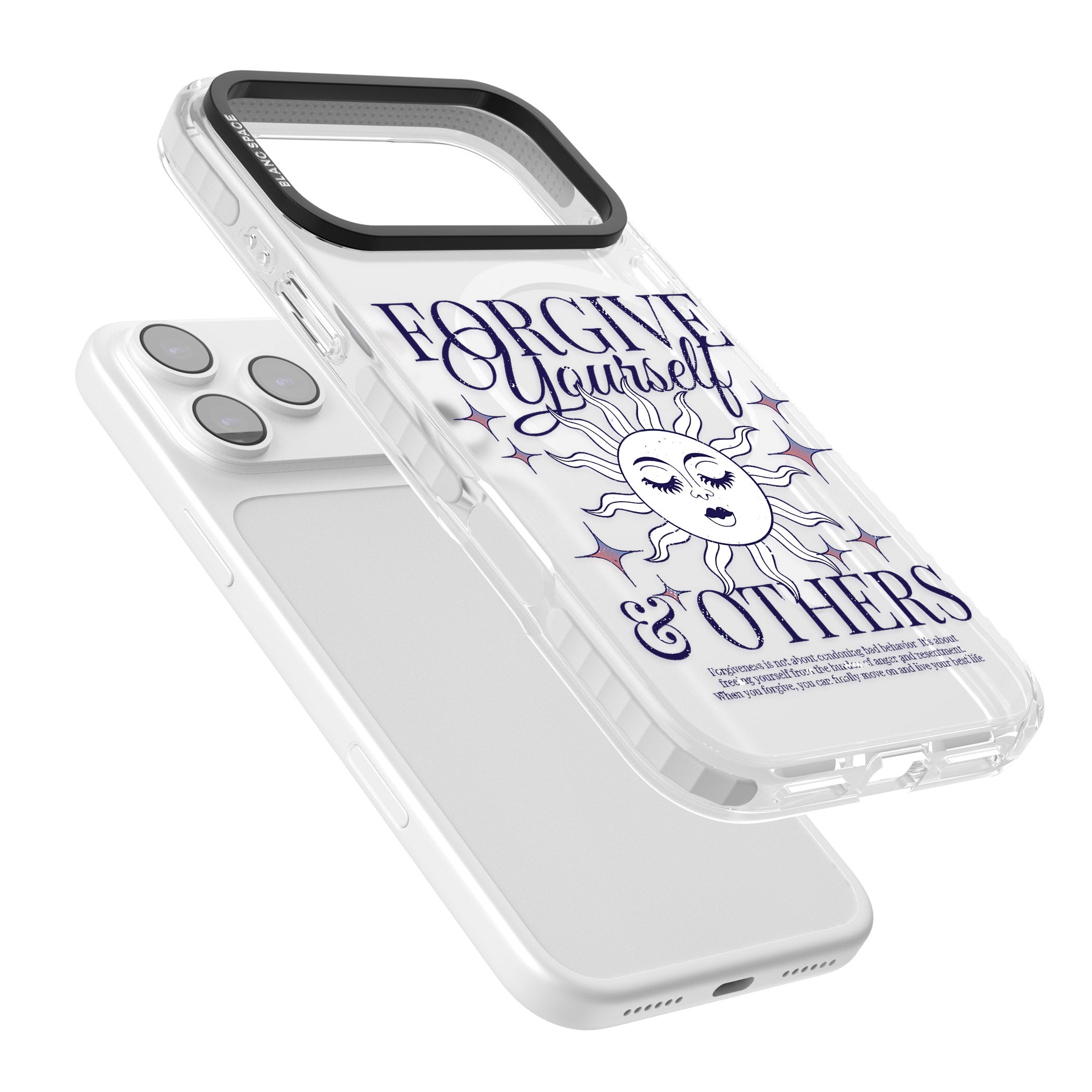 Forgiveness iPhone 17 Pro Impact Pro Clear Phone Case Colours