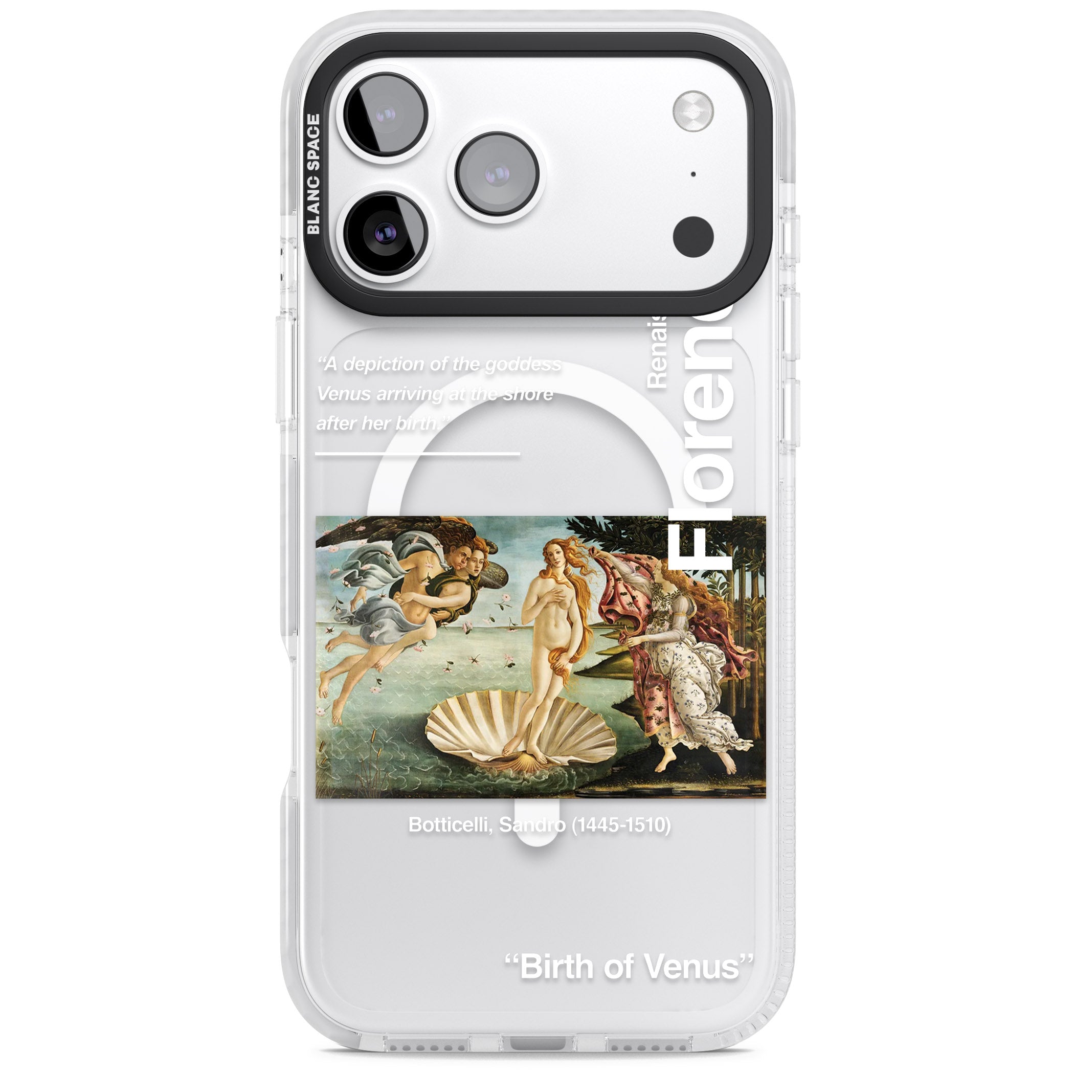 Birth Of Venus iPhone 17 Pro Max Impact Pro Clear Phone Case