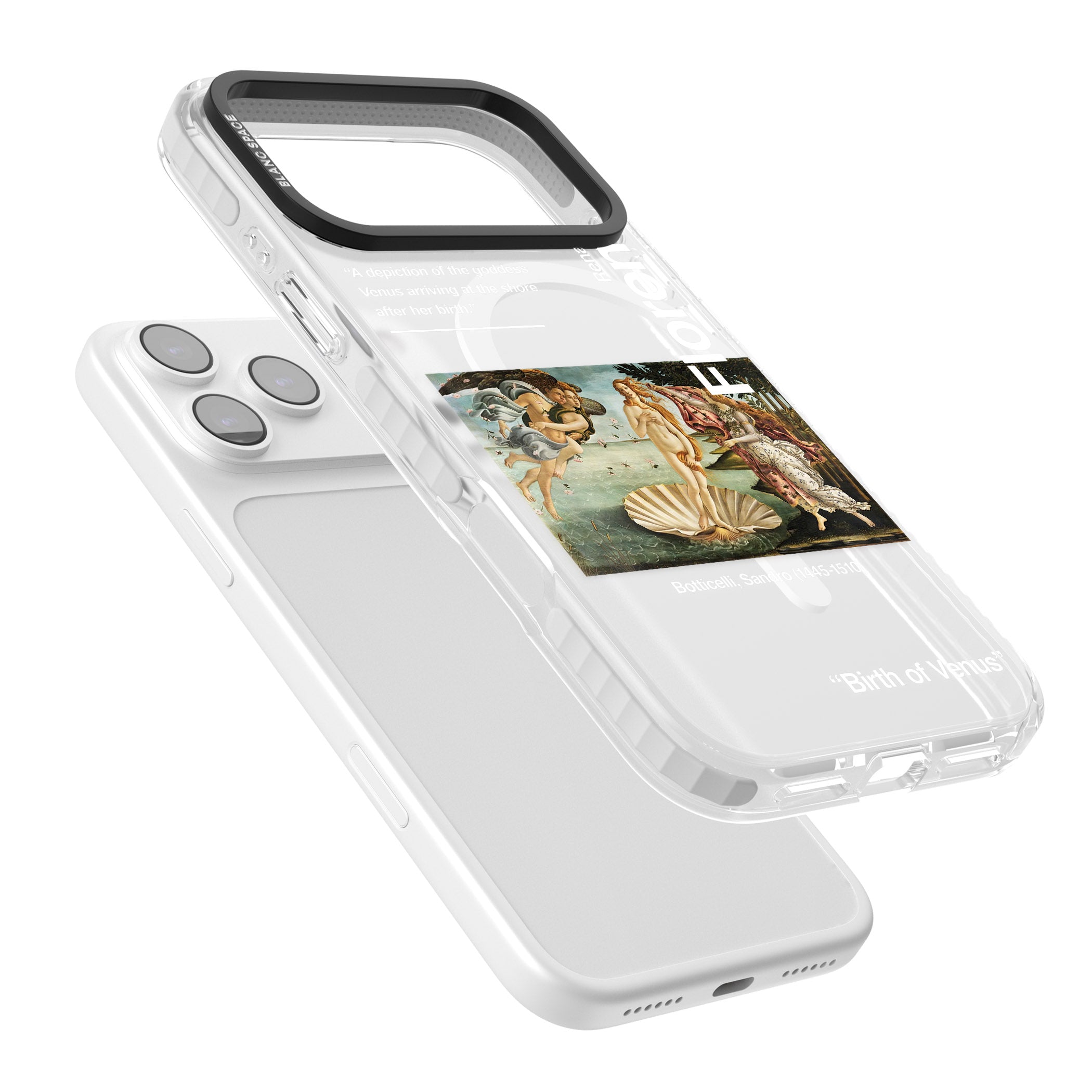 Birth Of Venus iPhone 17 Pro Max Impact Pro Clear Phone Case Colours