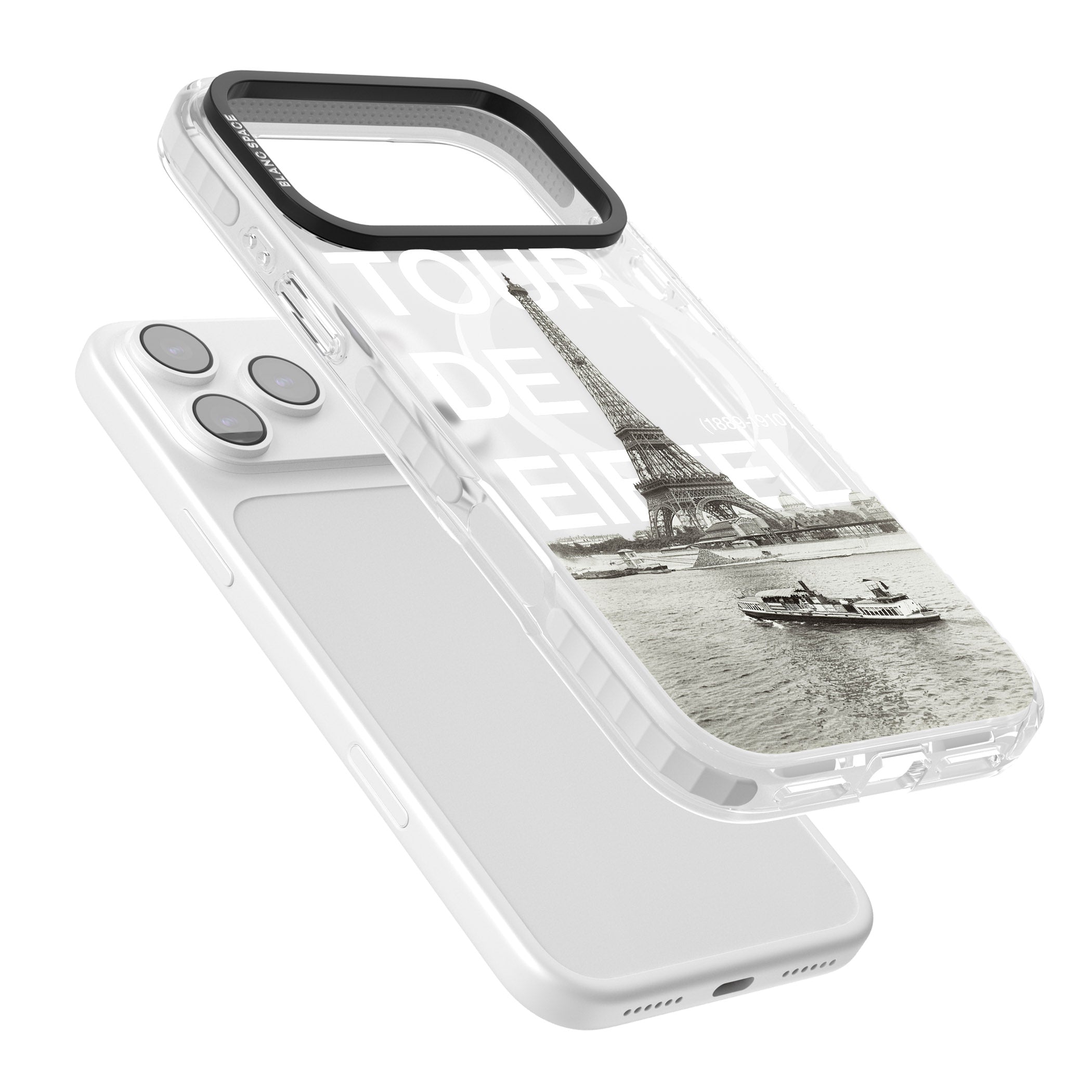 Tour De Eiffel iPhone 17 Pro Max Impact Pro Clear Phone Case Colours
