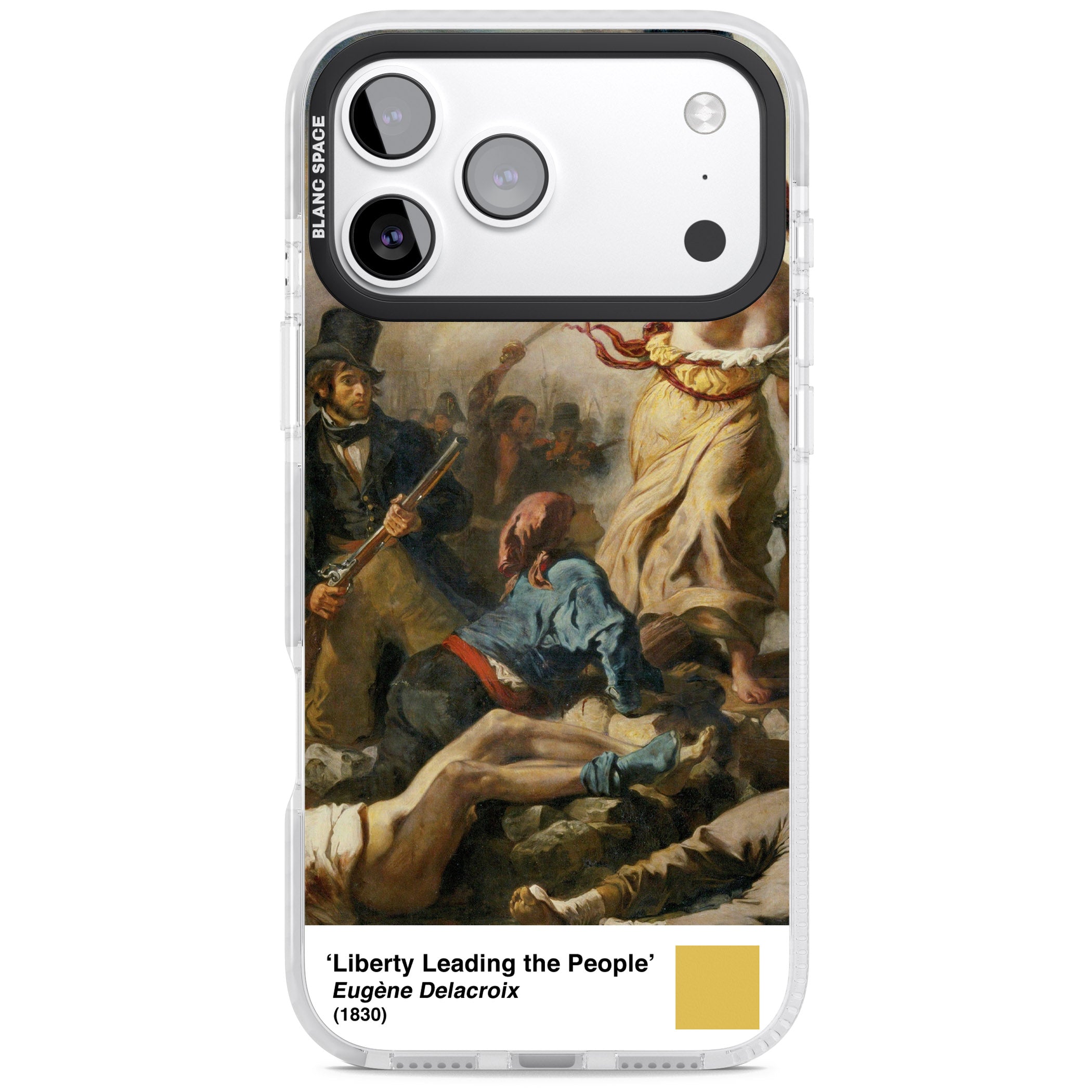 Liberty Leading The People iPhone 17 Pro Impact Pro Clear Phone Case