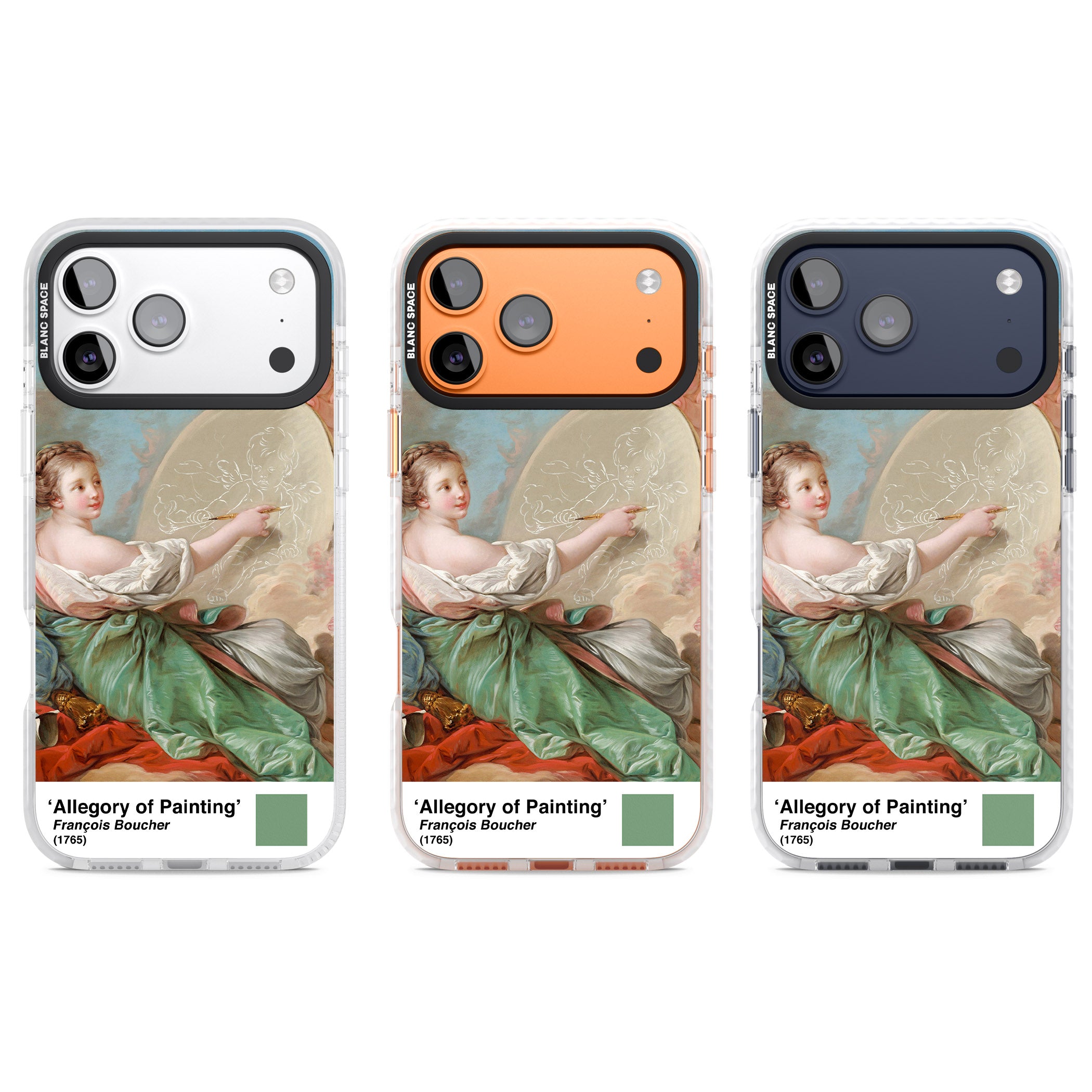 Allegory Of Painting iPhone 17 Pro Impact Pro Clear Phone Case APT Impact Protection
