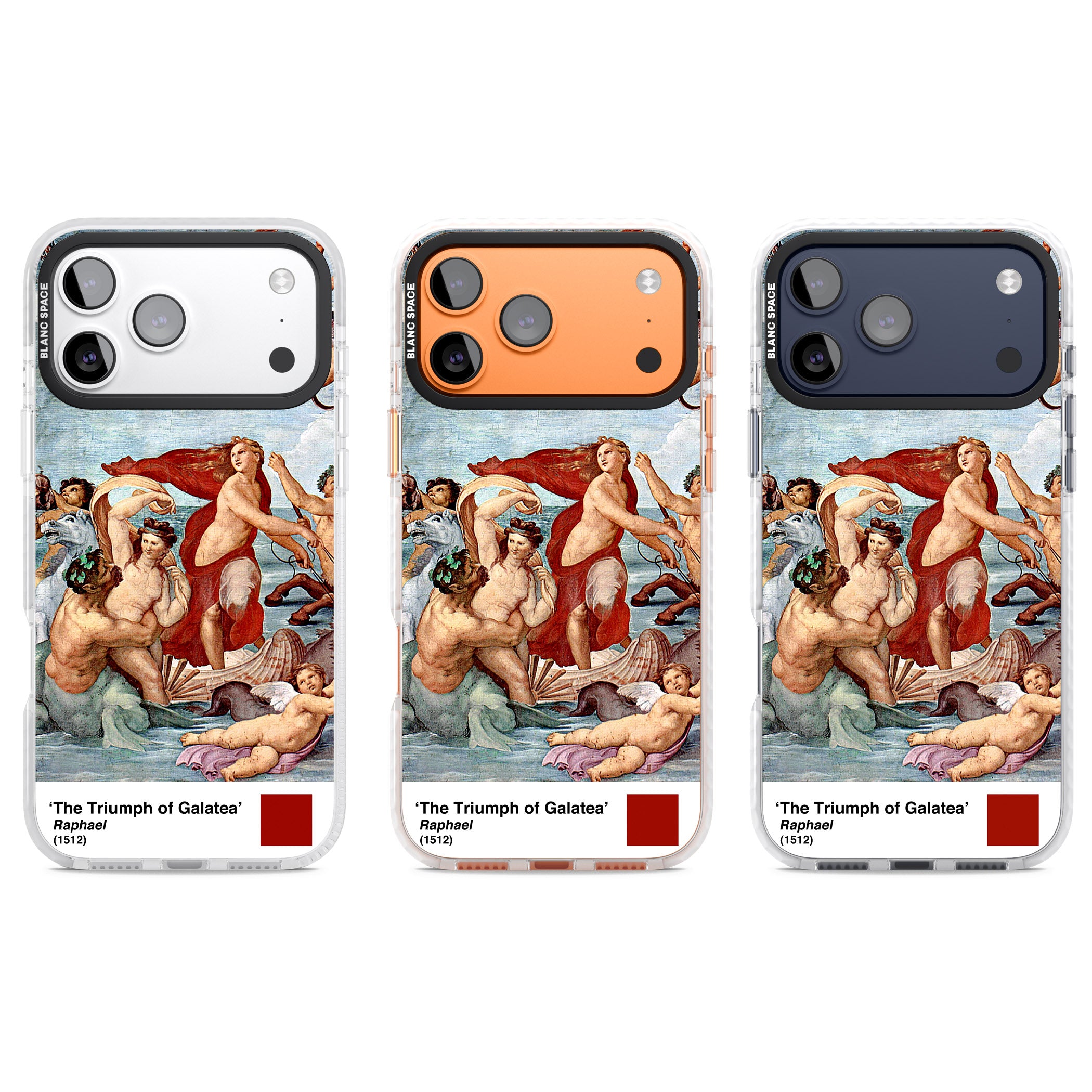 The Triumph Of Galatea iPhone 17 Pro Impact Pro Clear Phone Case APT Impact Protection