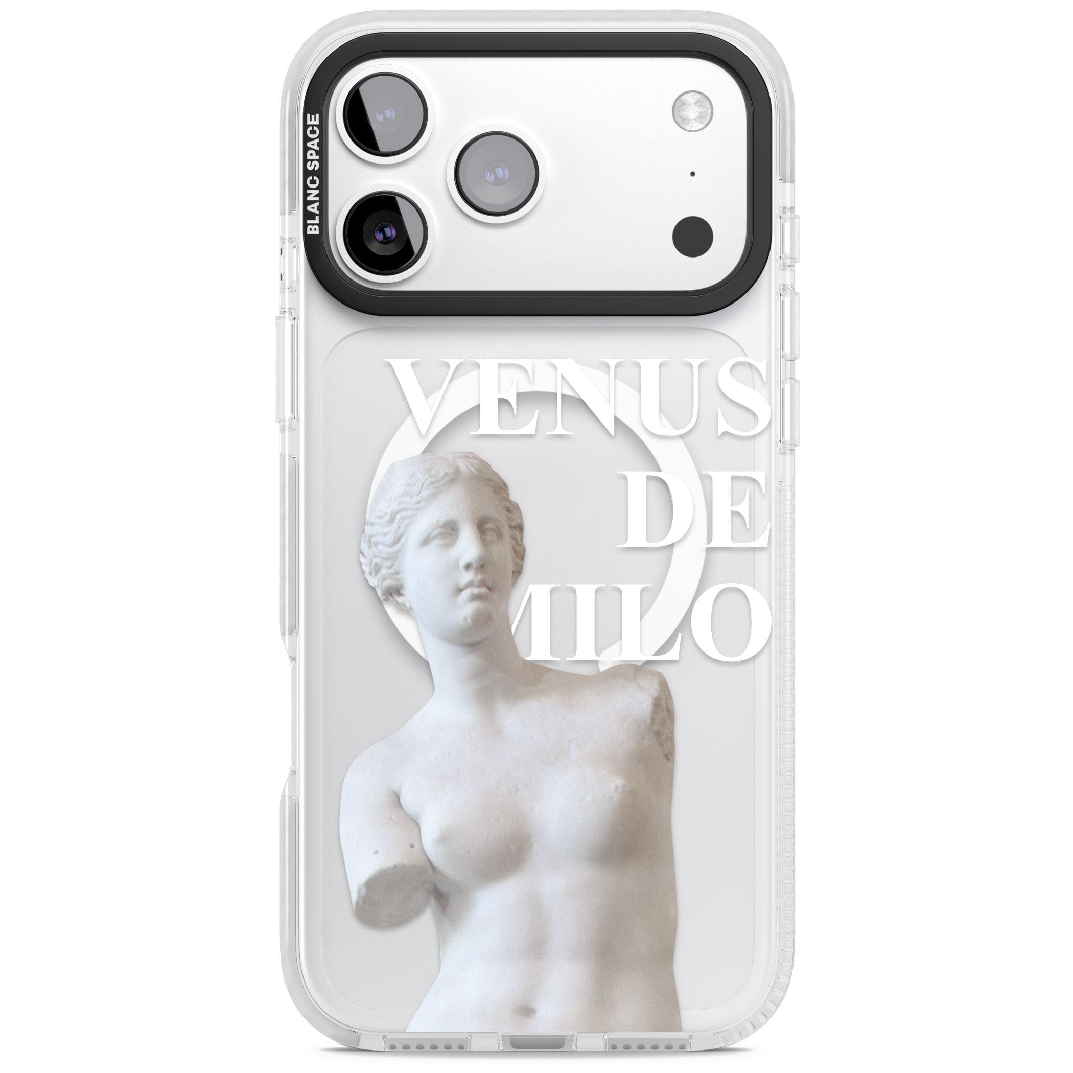 Venus De Milo Cutout iPhone 17 Pro Max Impact Pro Clear Phone Case