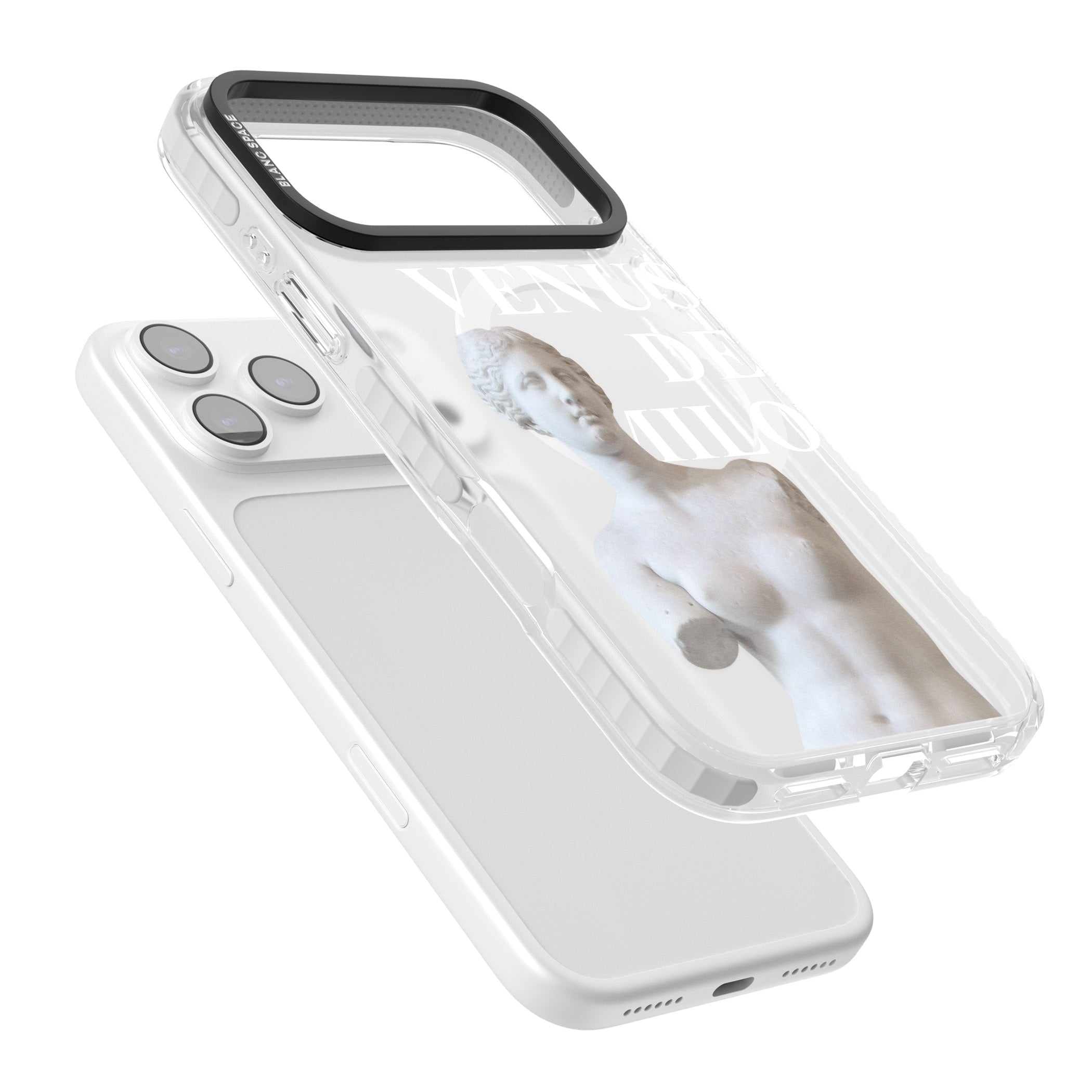 Venus De Milo Cutout iPhone 17 Pro Impact Pro Clear Phone Case Colours