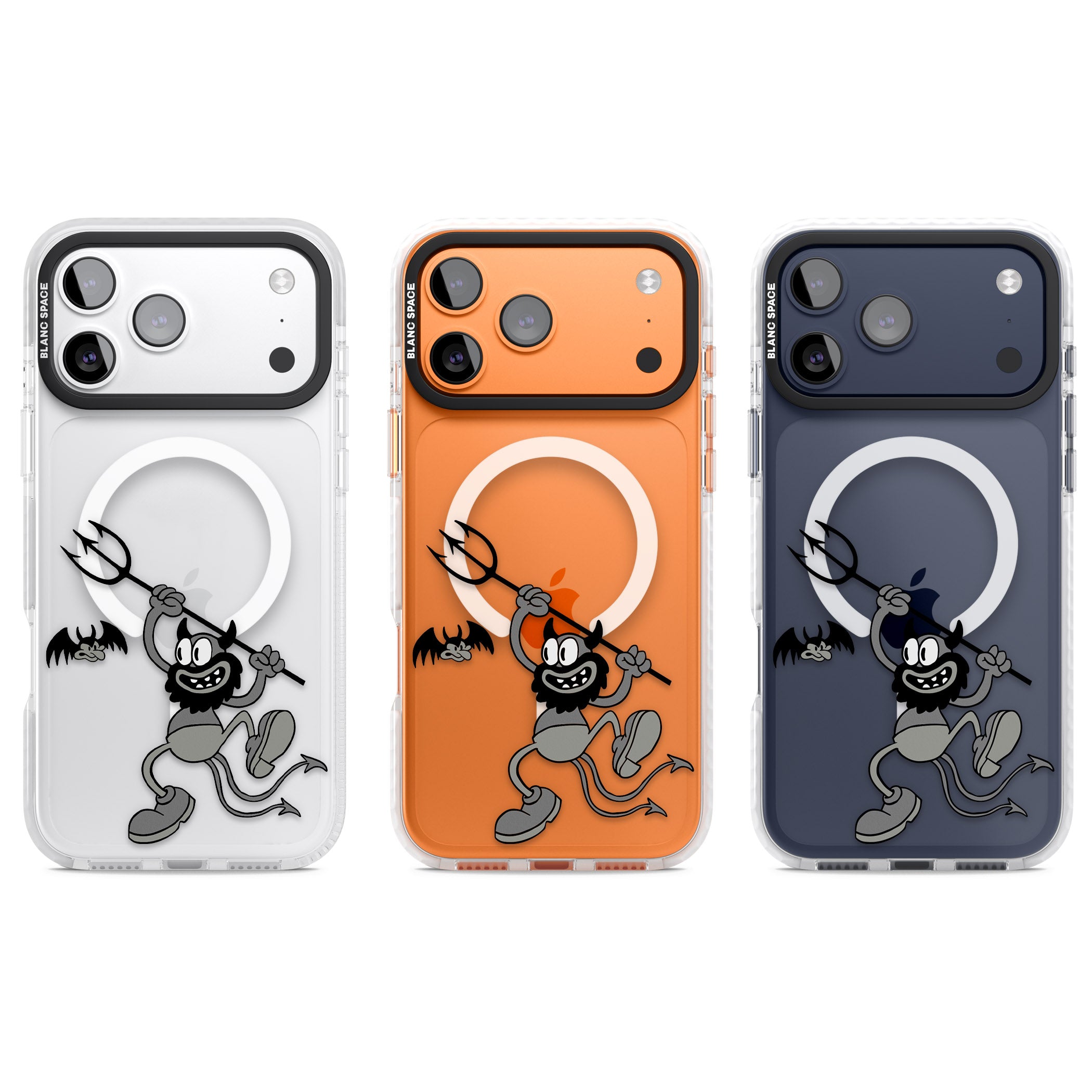 Dancing Devil iPhone 17 Pro Impact Pro Clear Phone Case APT Impact Protection