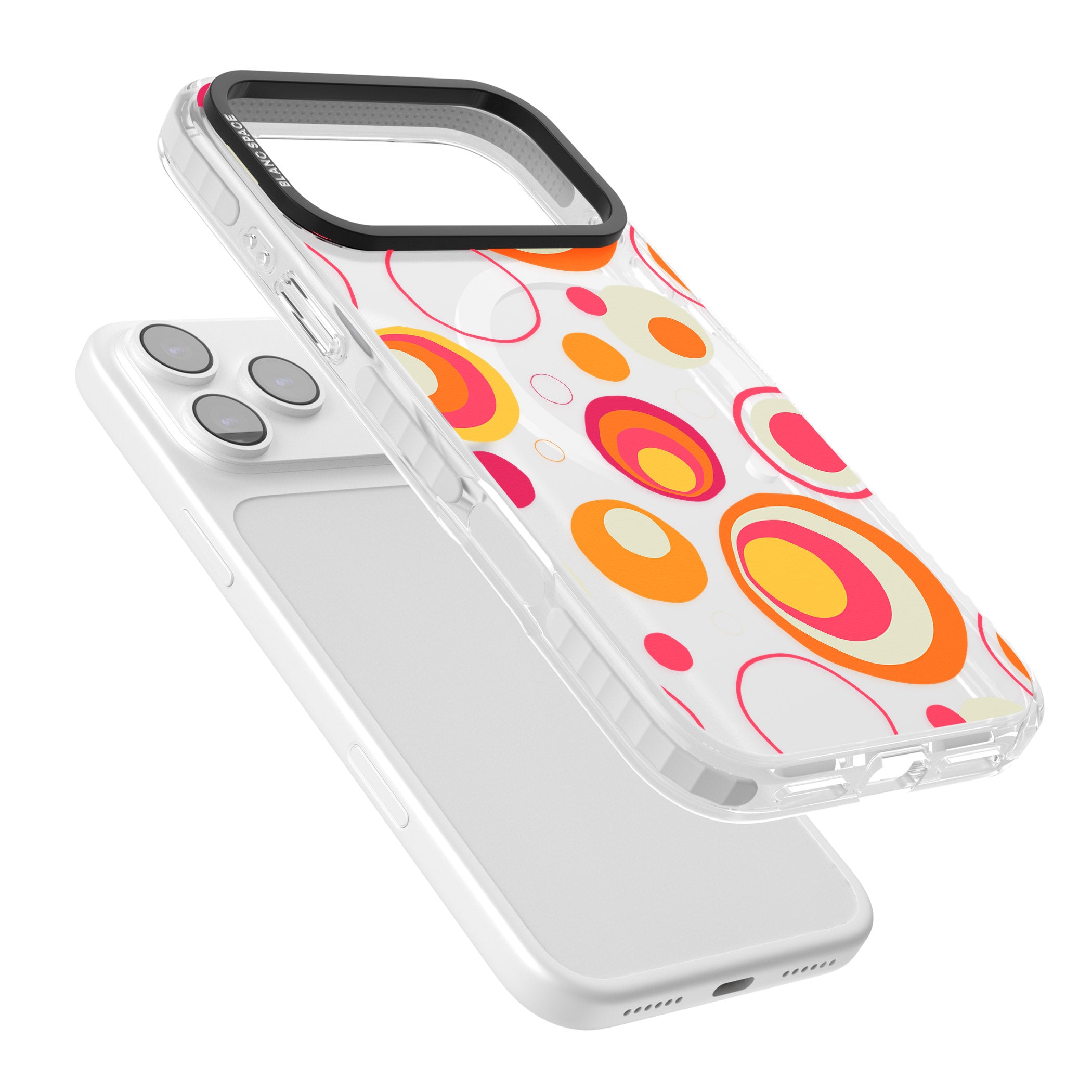 Mid Century Party Pattern iPhone 17 Pro Impact Pro Clear Phone Case Colours