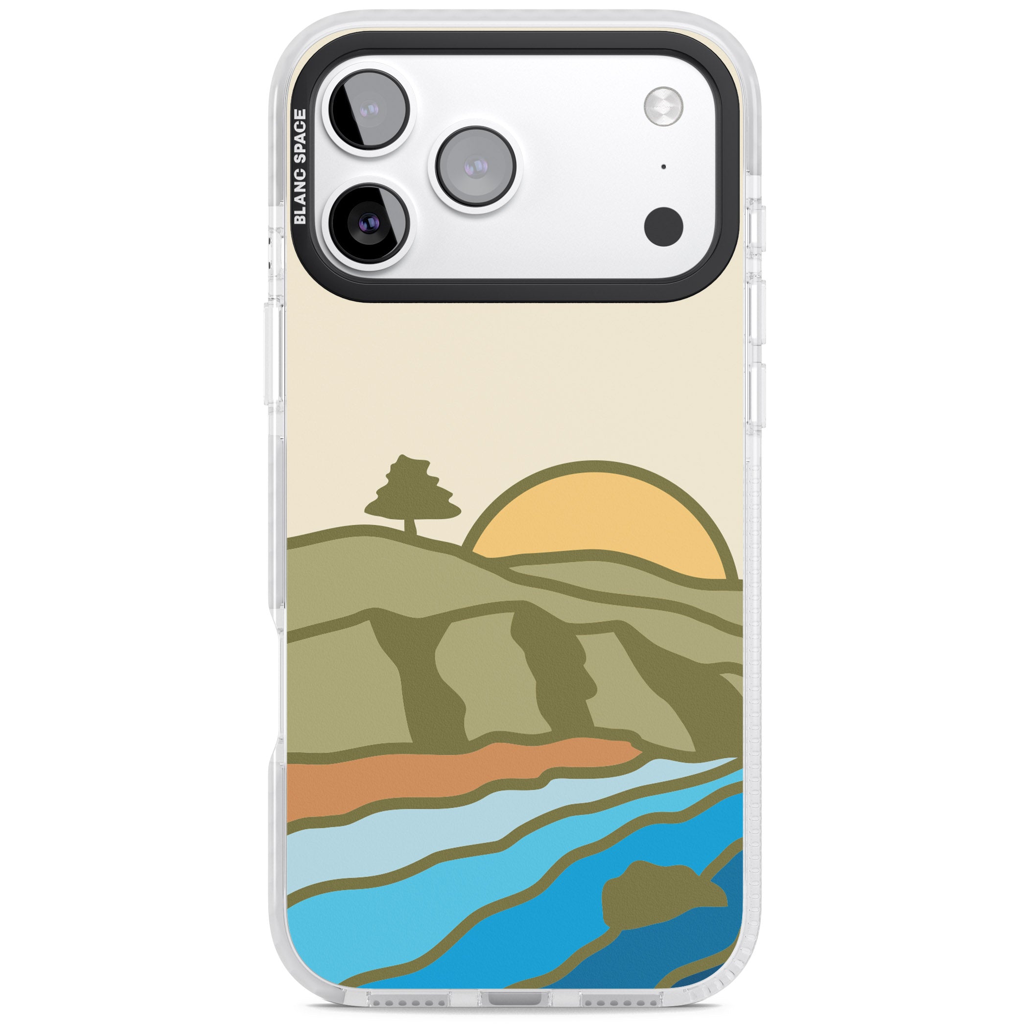 North Sunset iPhone 17 Pro Impact Pro Clear Phone Case