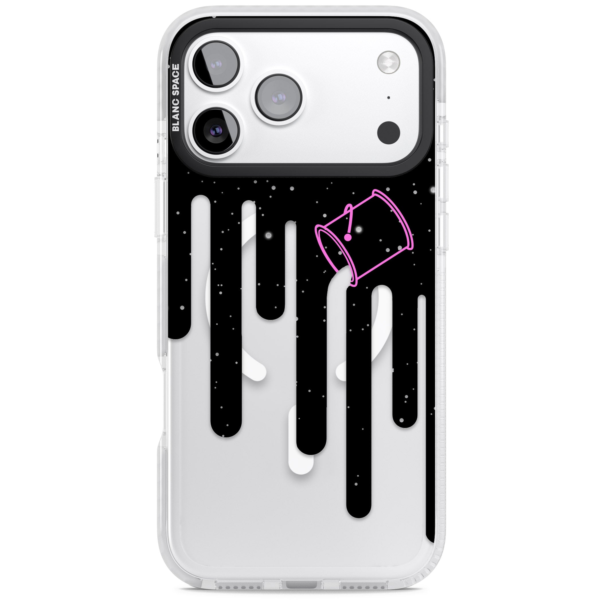 Cosmic Drip iPhone 17 Pro Max Impact Pro Clear Phone Case