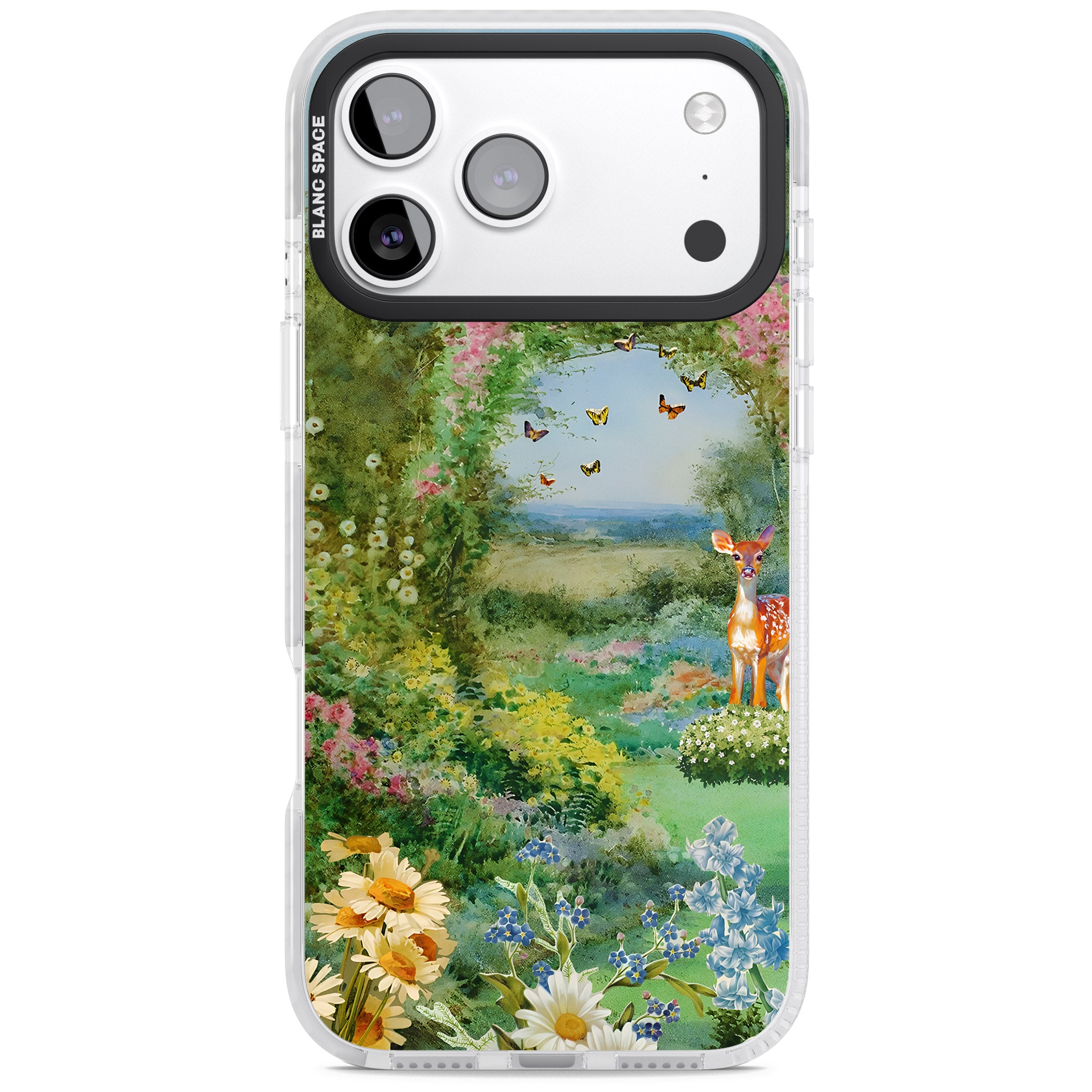 Flourishing Meadow iPhone 17 Pro Impact Pro Clear Phone Case