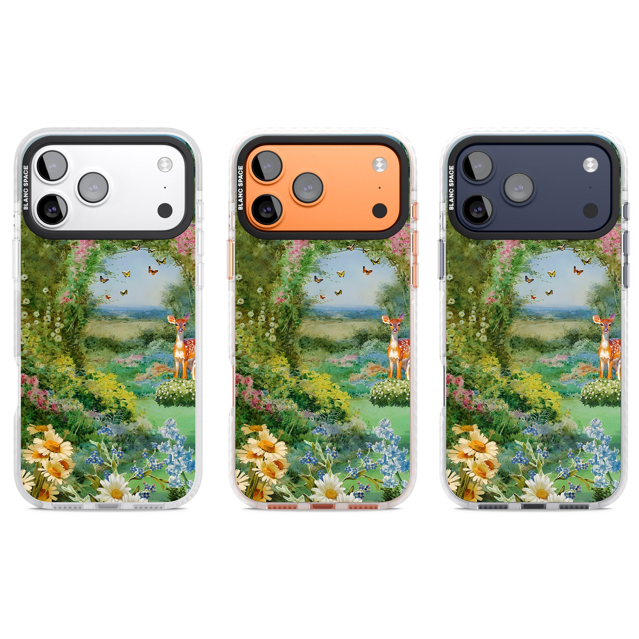 Flourishing Meadow iPhone 17 Pro Impact Pro Clear Phone Case APT Impact Protection