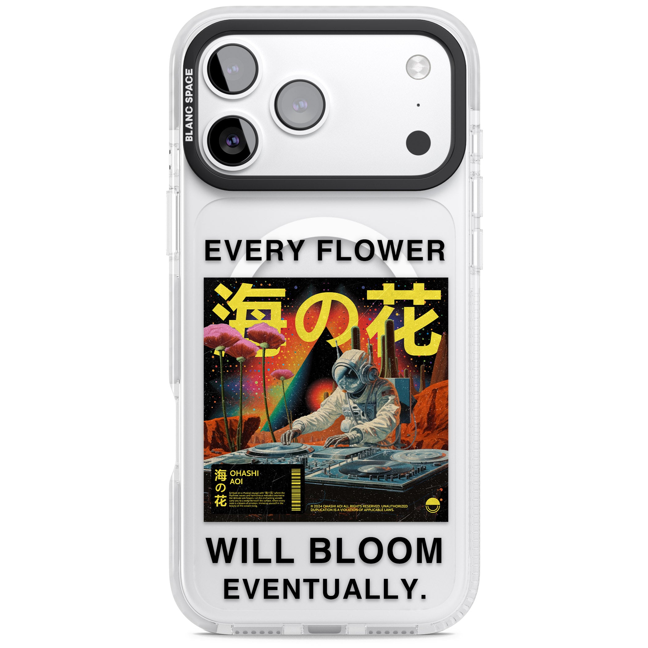 Every Flower Will Bloom Eventually iPhone 17 Pro Impact Pro Clear Phone Case