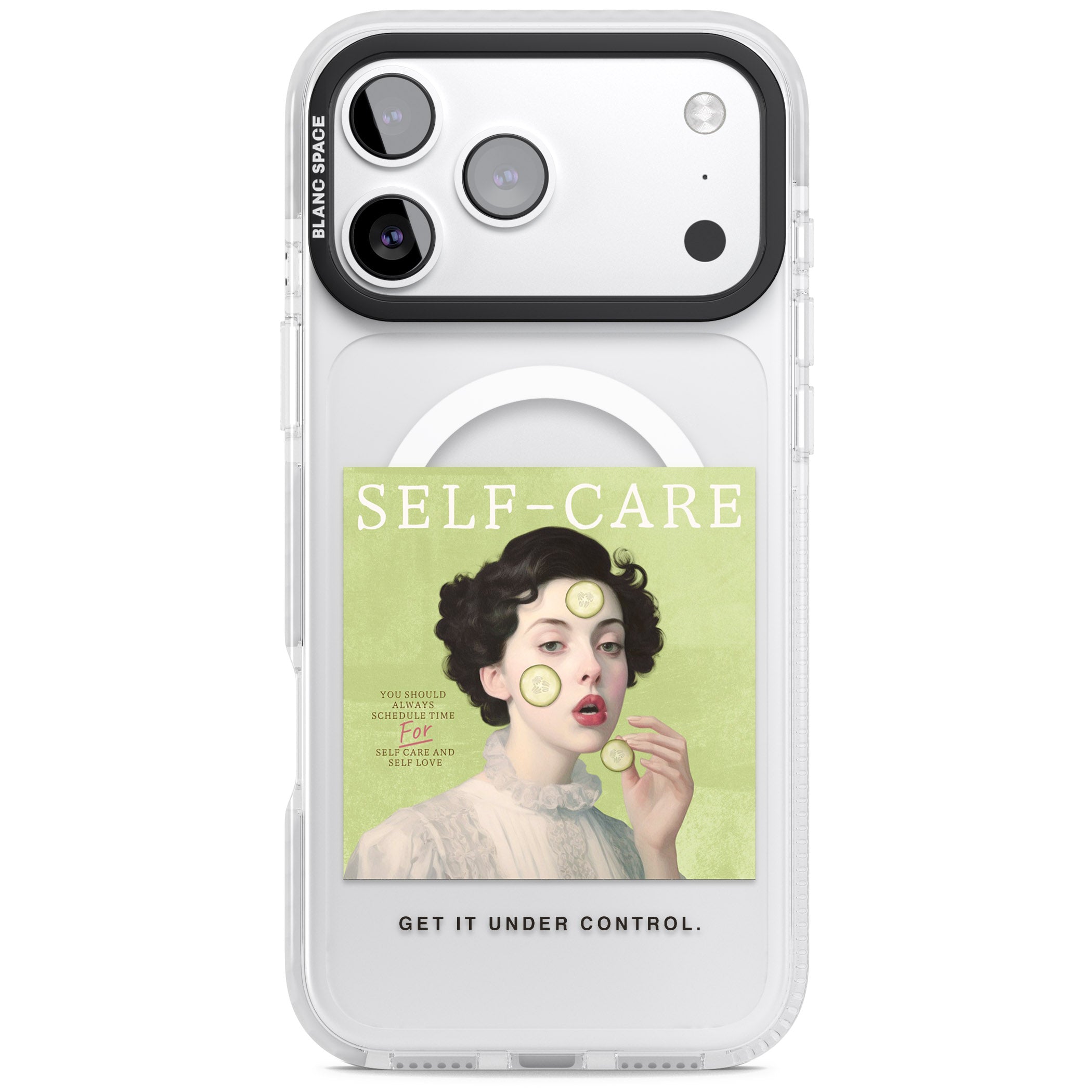 Self Care iPhone 17 Pro Max Impact Pro Clear Phone Case